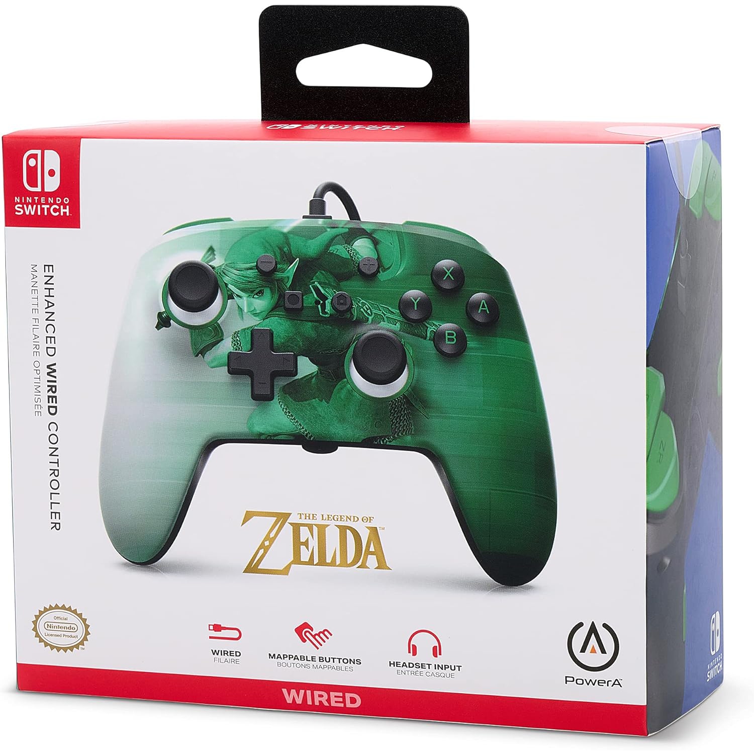 Open Box - PowerA Enhanced Wired Controller for Nintendo Switch - Heroic Link