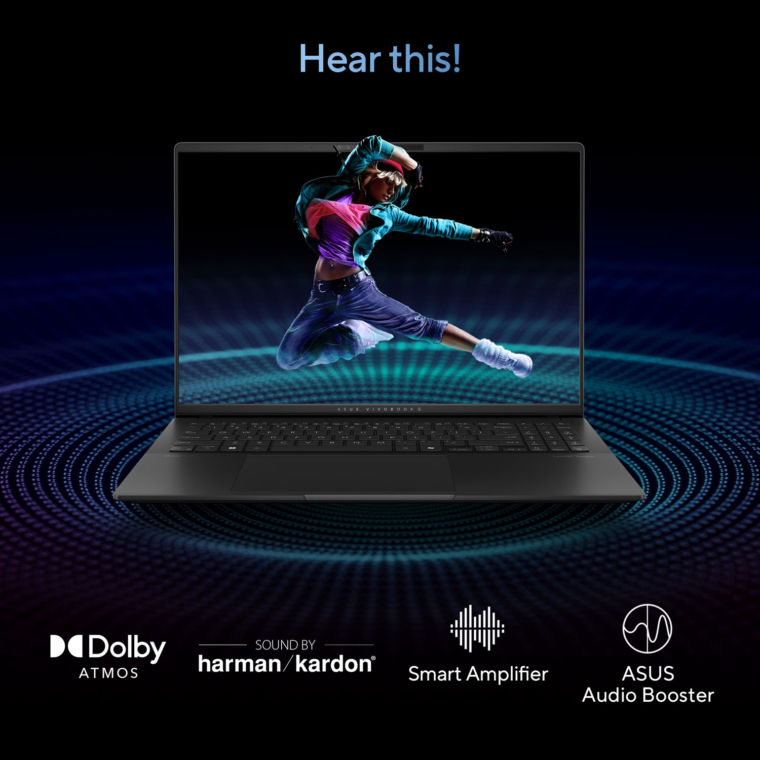 Portable DELO de 16 po VivoBook S 16 d'ASUS - Noir neutre