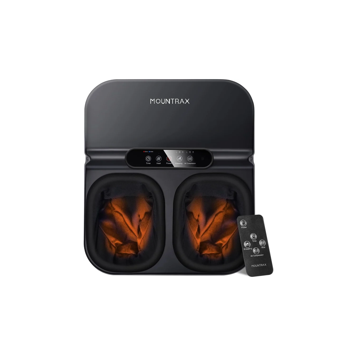 Foot Massager Machine with Heat: Deep Kneading Shiatsu Foot Massager for Plantar Fasciitis, Pain Relief, Gifts for Women & Men Father, Fits Up to