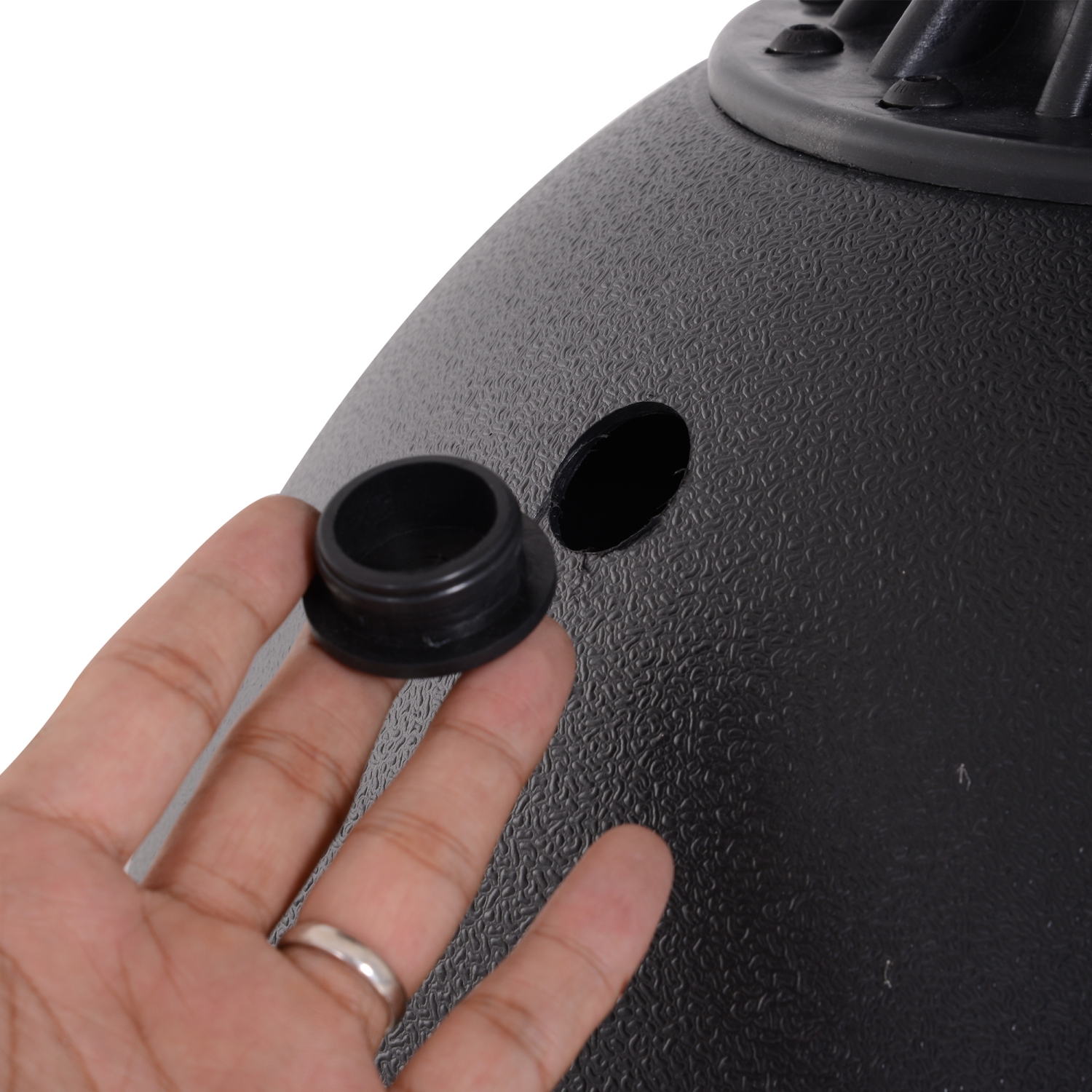 Soozier Freestanding Punching Bag, 65" Boxing Bag with Water/Sand Refilled Stand and Rubber Suction Cups, Heavy Kickboxing Bag for Youths Adults