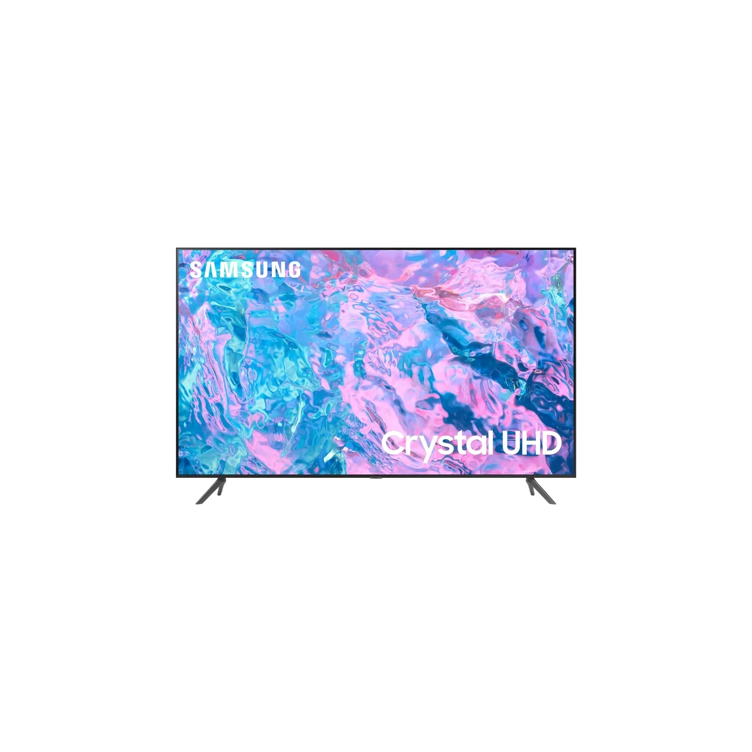 SAMSUNG 65-Inch Crystal UHD CU7000 Series Smart TV: PurColor, Object Tracking Sound Lite, Q-Symphony, 4K Upscaling, HDR, Gaming Hub - [UN65CU7000FXZC] (2023, Canada Version)