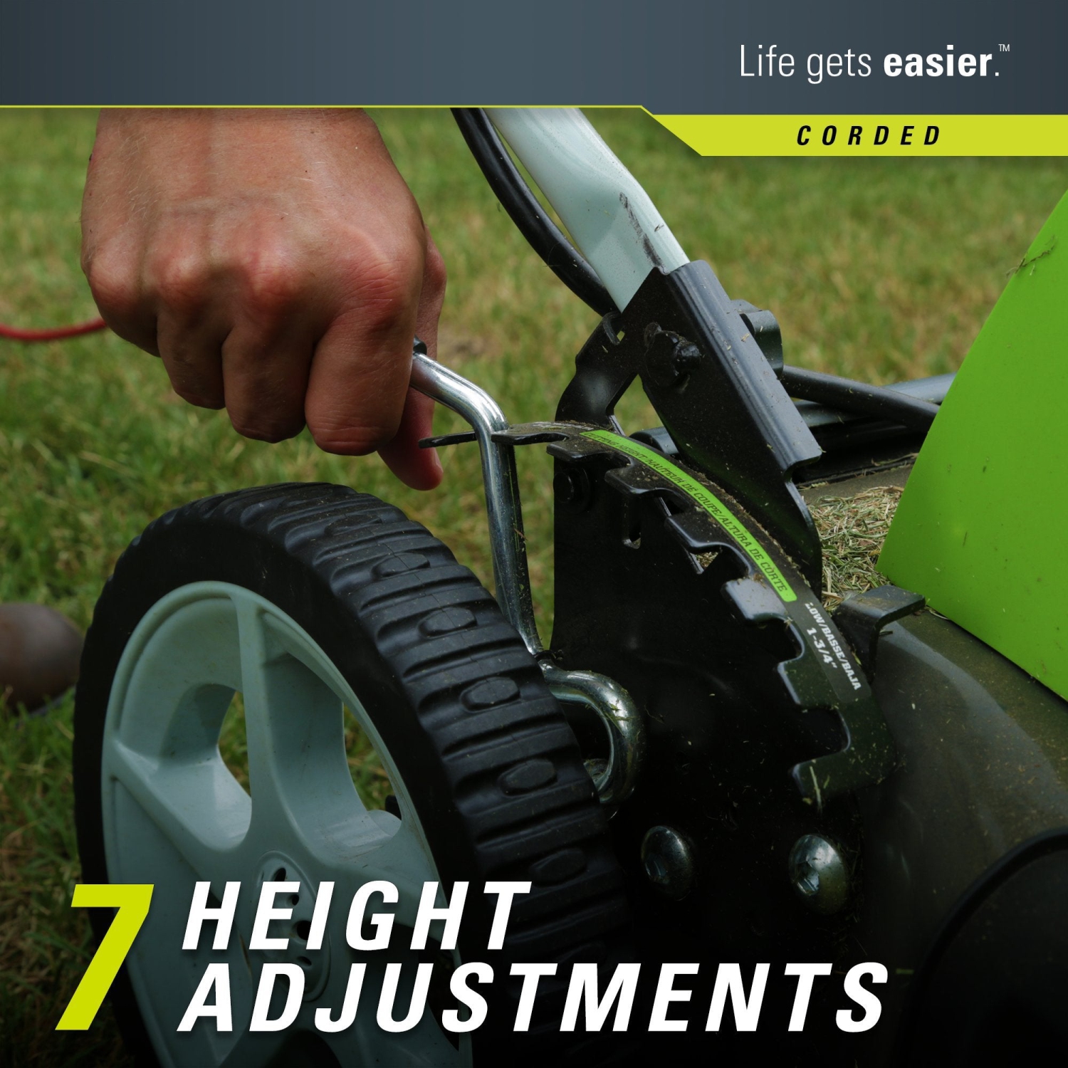 Greenworks 13-Amp 21" Electric Corded Lawn Mower