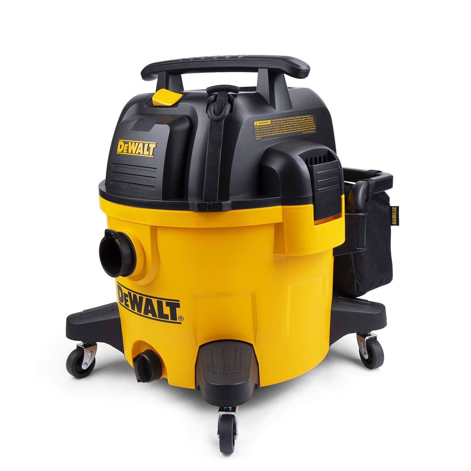 DEWALT 9 Gallon Wet/Dry VAC Heavy-Duty Shop Vacuum with Attachments, 5 Peak HP, with Blower Function, DXV09PA, Yellow