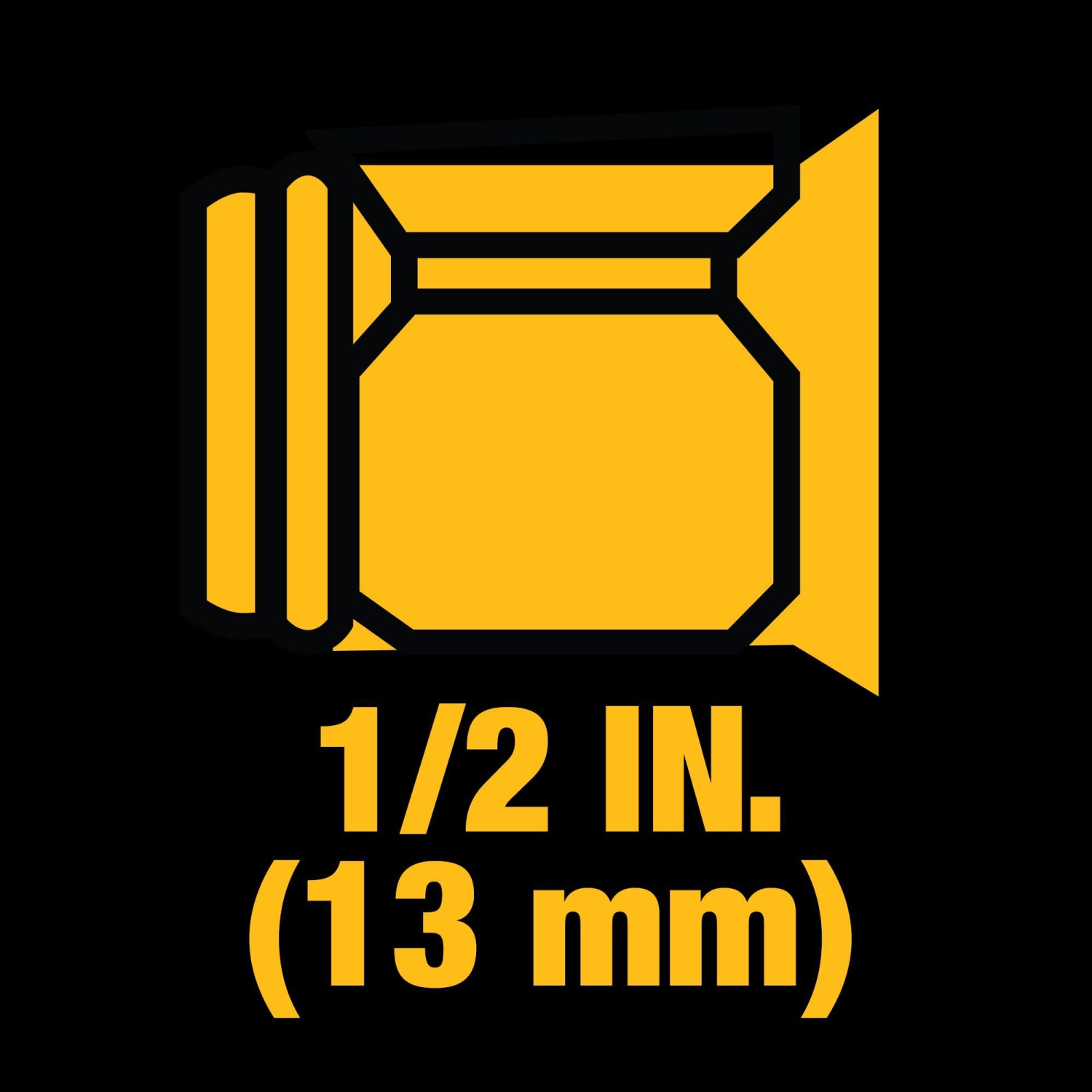 Clé à chocs DeWALT 20 V MAX XR, 1/2 po, sans fil, couple élevé, mode précision à 4 vitesses, outil seulement