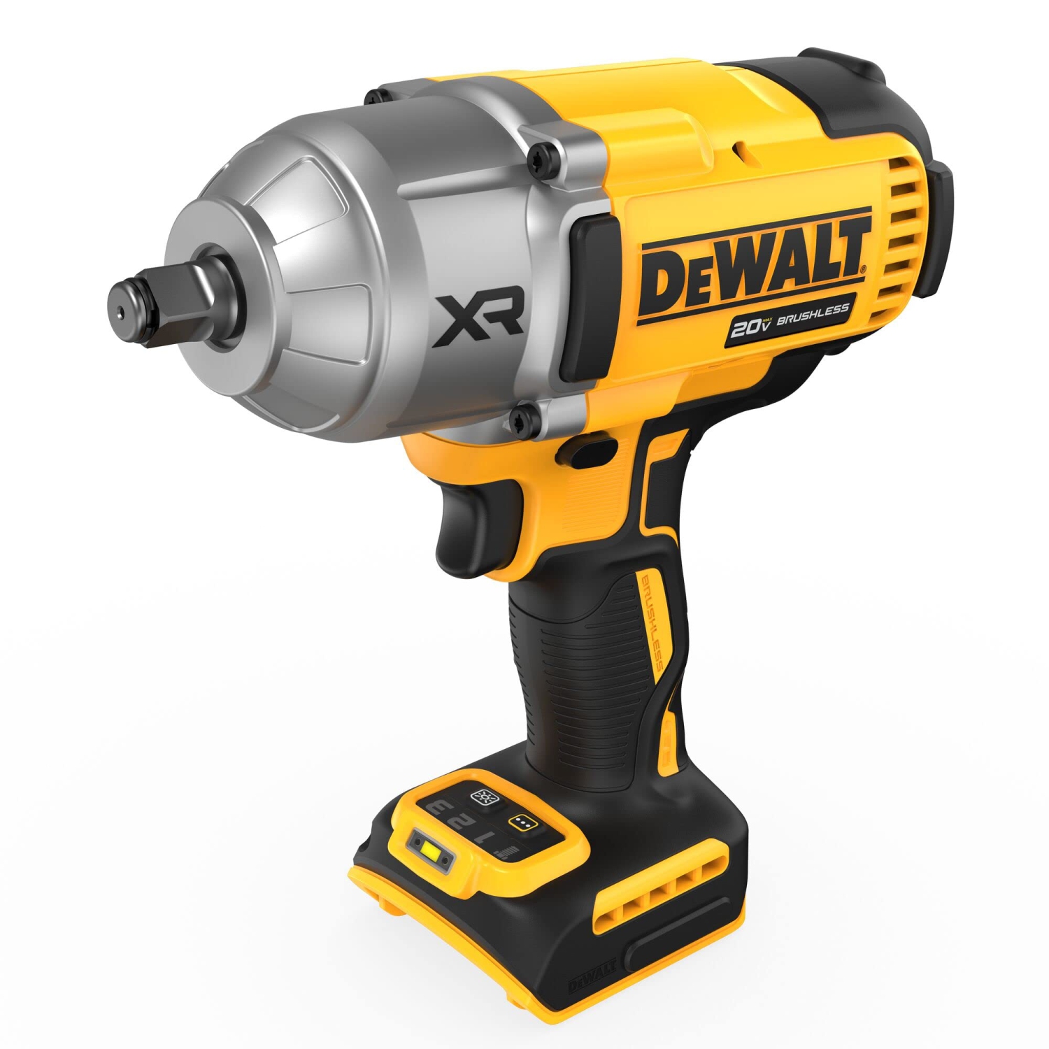 Clé à chocs DeWALT 20 V MAX XR, 1/2 po, sans fil, couple élevé, mode précision à 4 vitesses, outil seulement