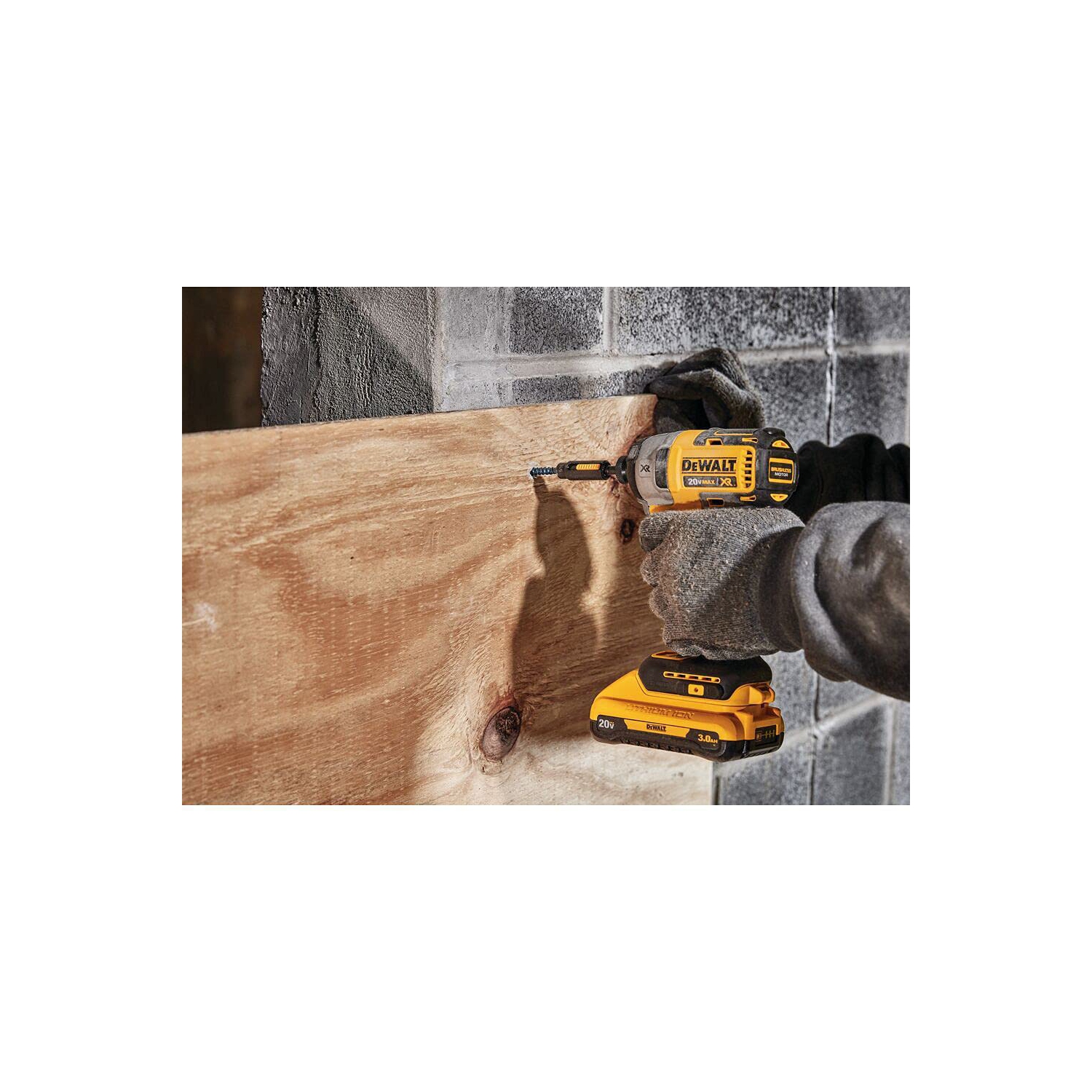 Tournevis à percussion DeWALT 20&nbsp;V MAX XR, sans balais, 3 vitesses, 1⁄4 po, outil seulement