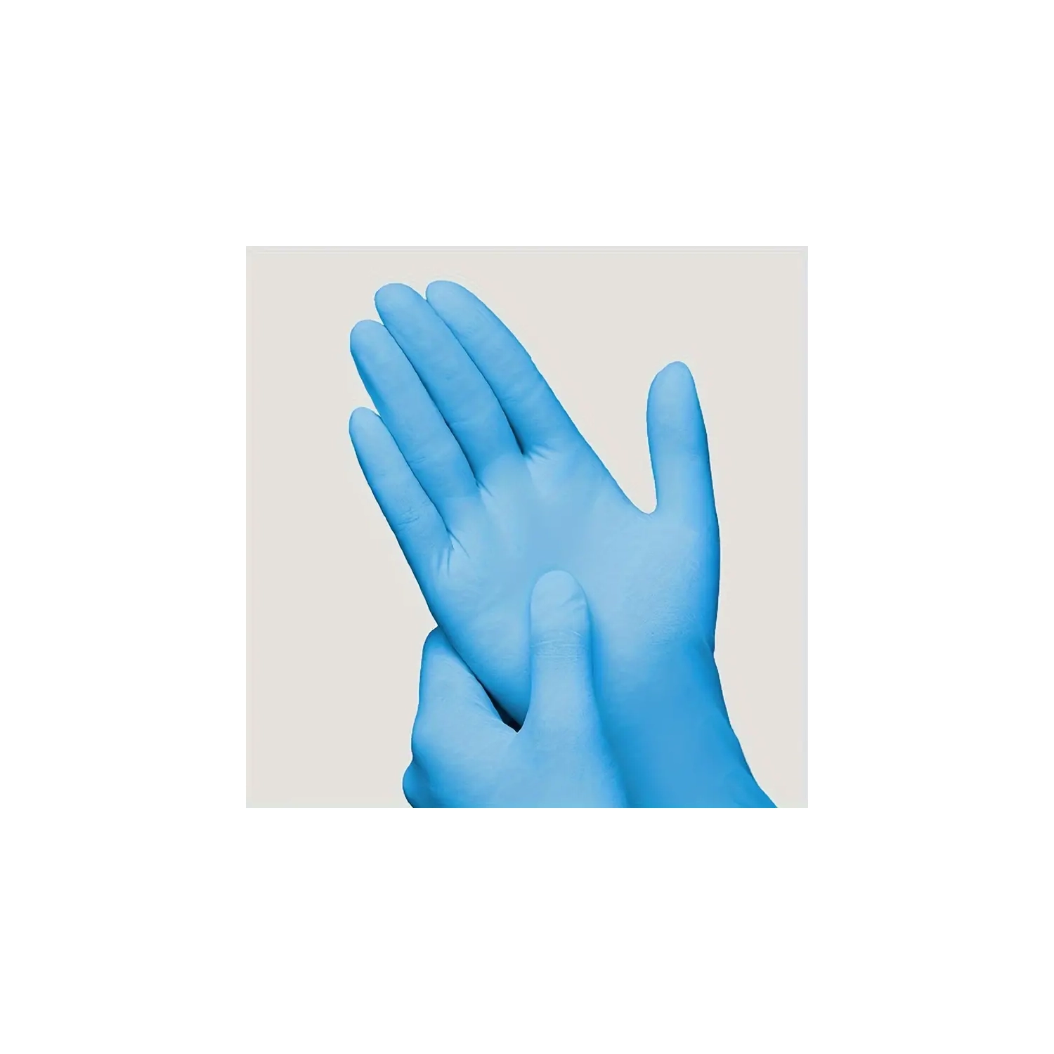 100pcs Disposable Nitrile Gloves - 6 Mil Durable, Waterproof Household Cleaning Gloves for Kitchen, Tattoo, Hair Dyeing, Pet Care, Beauty Salons, and