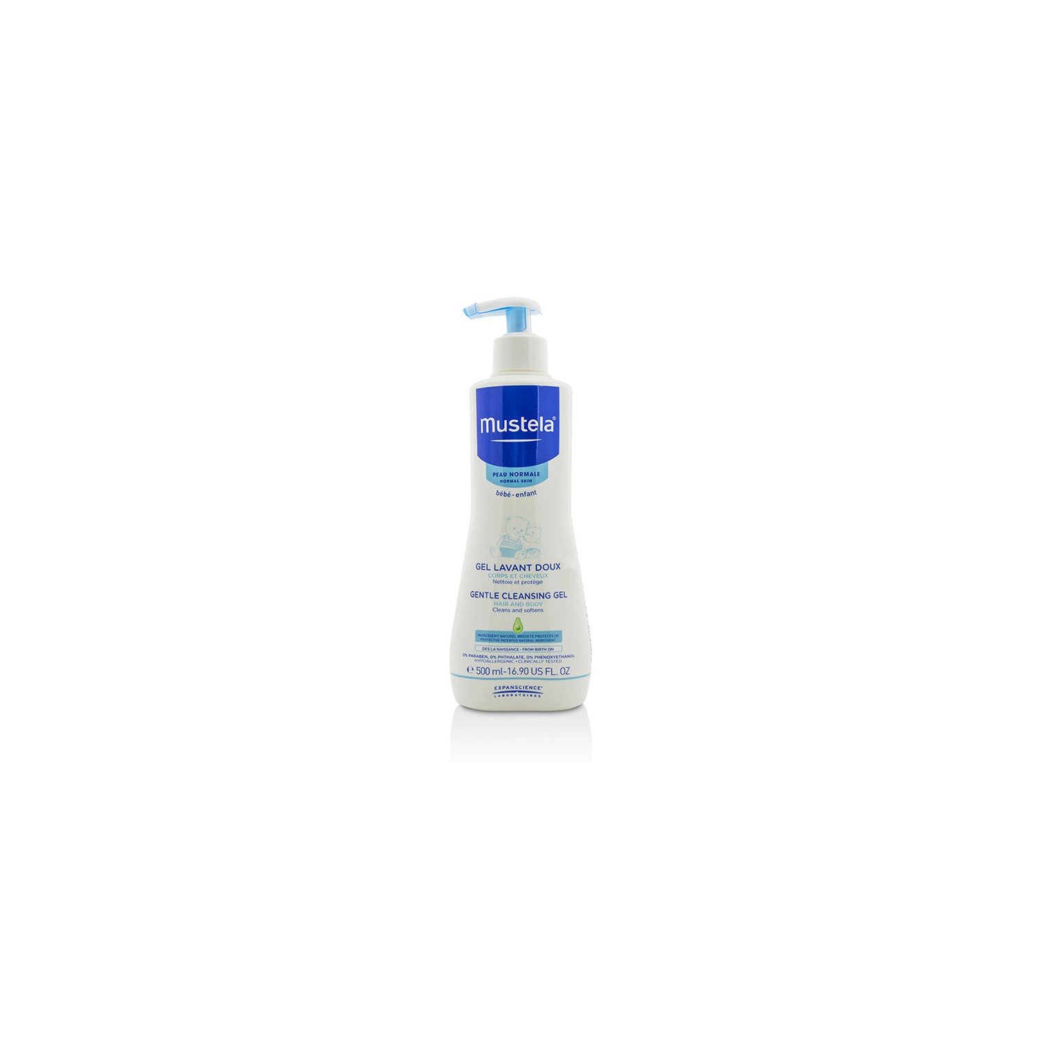 Gel nettoyant doux - cheveux et ampli; corps - 500&nbsp;ml/16,9&nbsp;oz