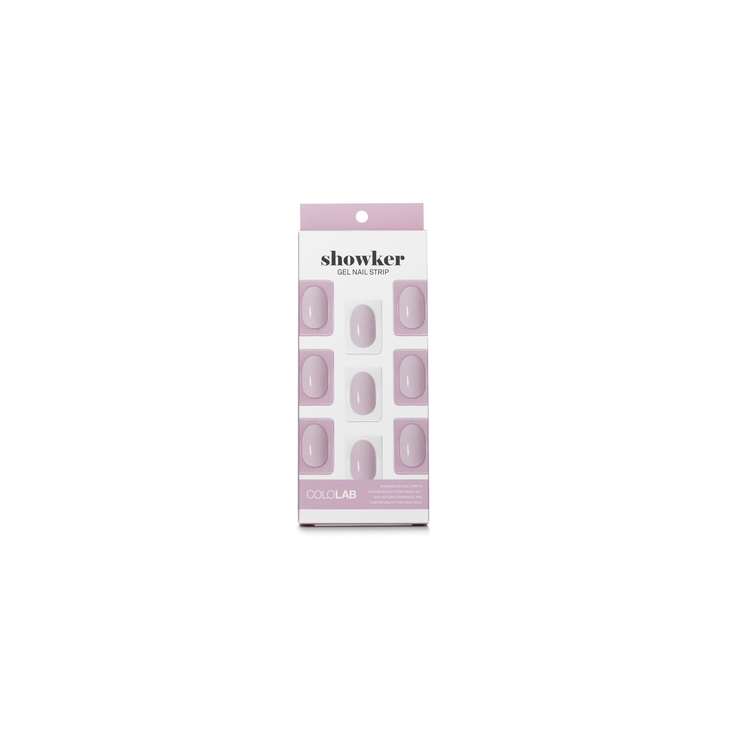 Showker Gel Nail Strip # CSF311 Lovely Violet 1pcs