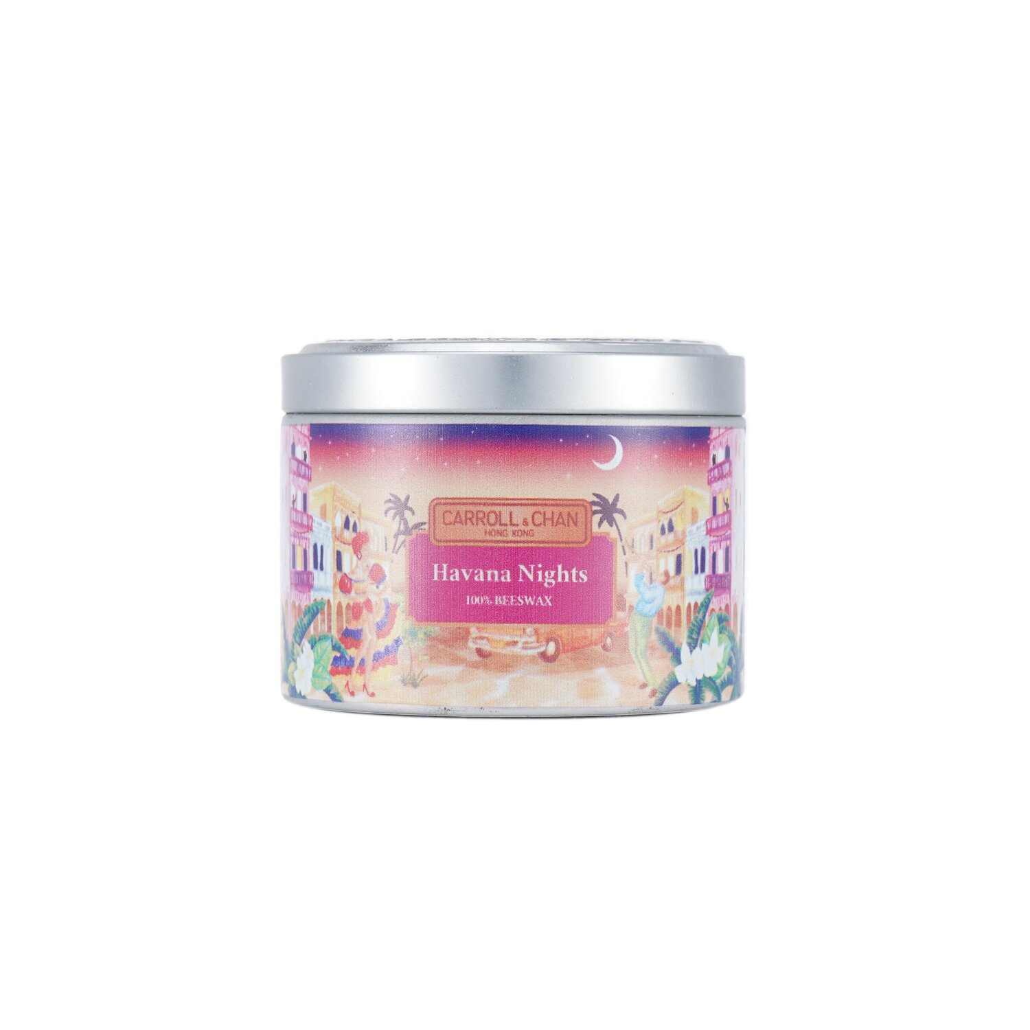 100% Beeswax Tin Candle - Havana Nights cm
