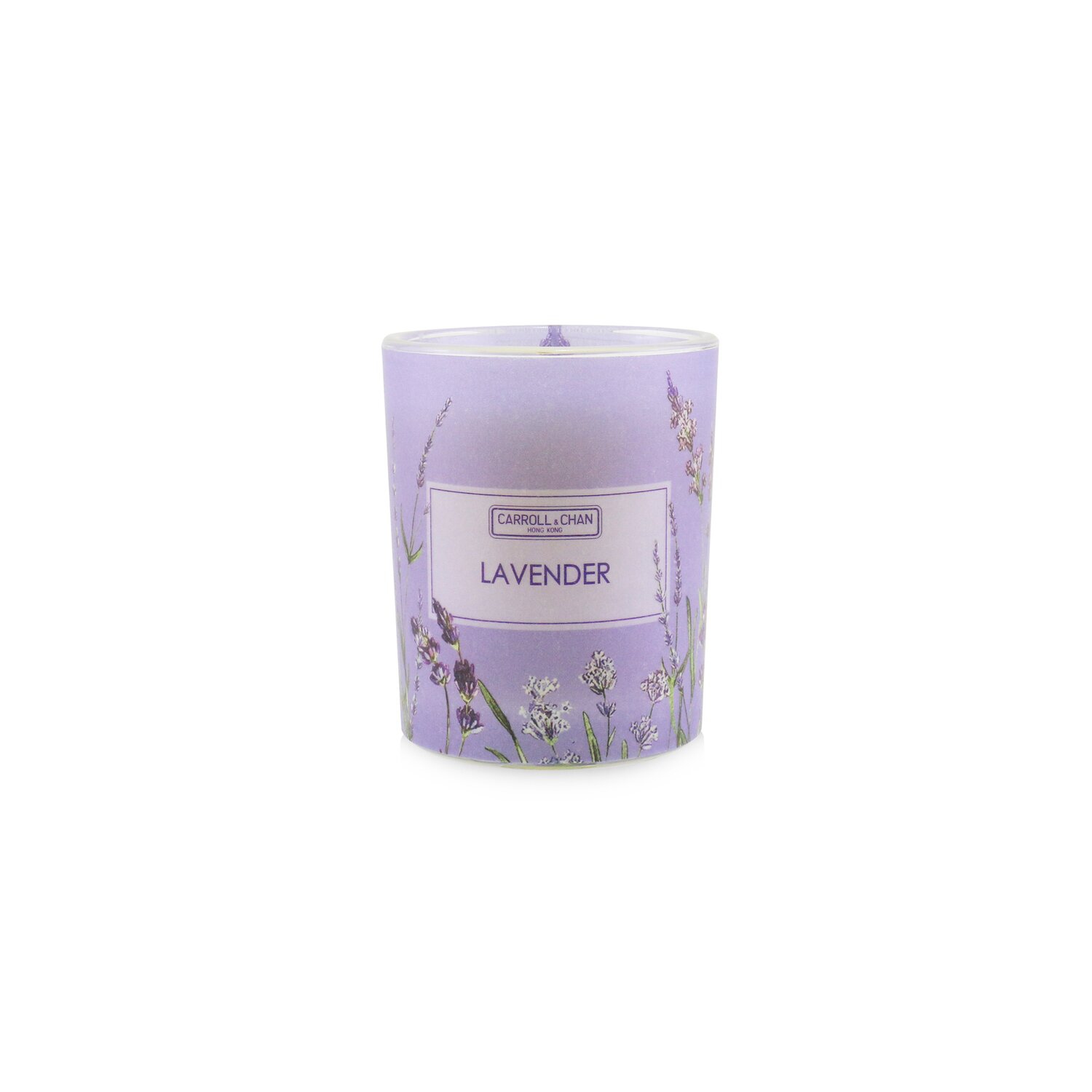 Bougie votive 100 % cire d'abeille – Lavande 65&nbsp;g/2,3&nbsp;oz
