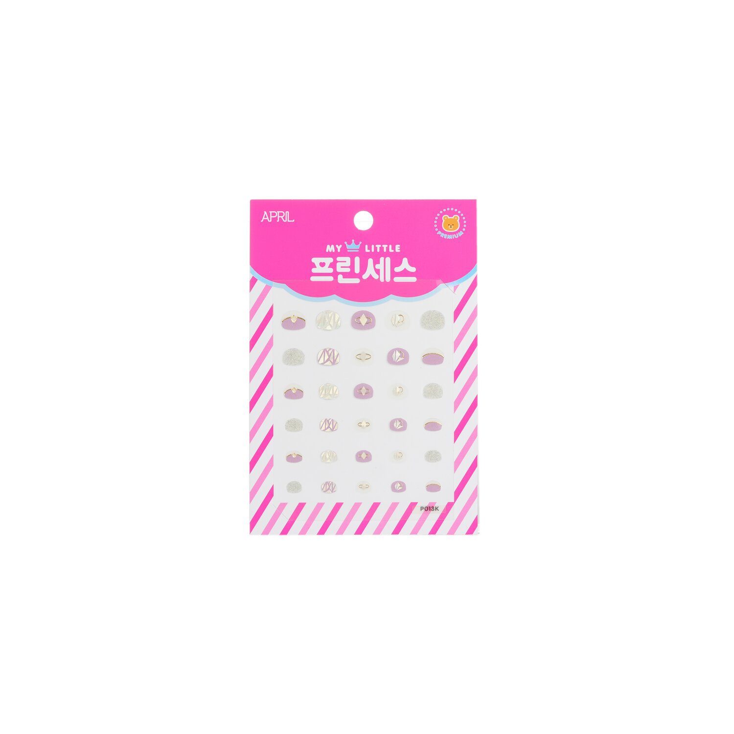 Princess Kids Nail Sticker - # P013K 1pack
