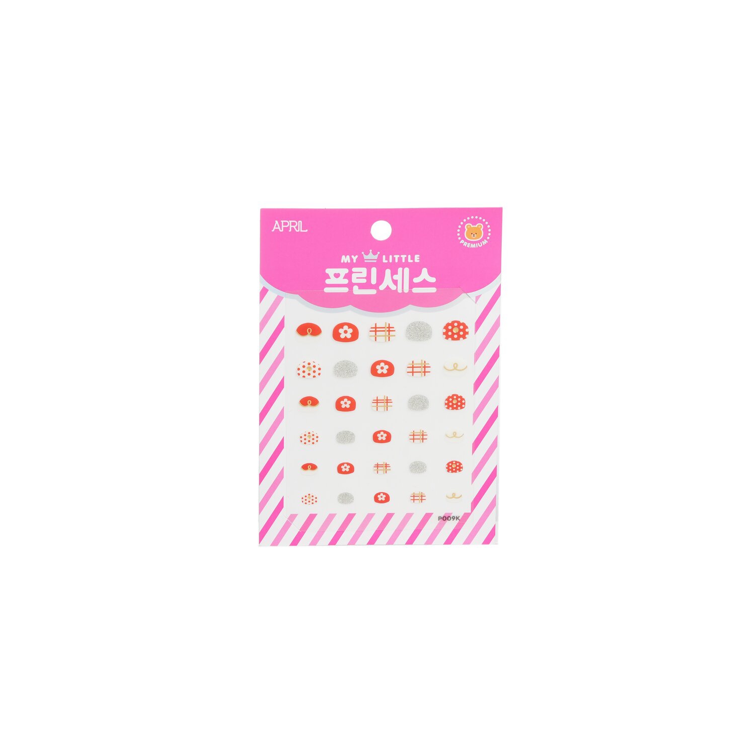 Autocollant à ongles Princesse Kids – # P009K, paq. 1