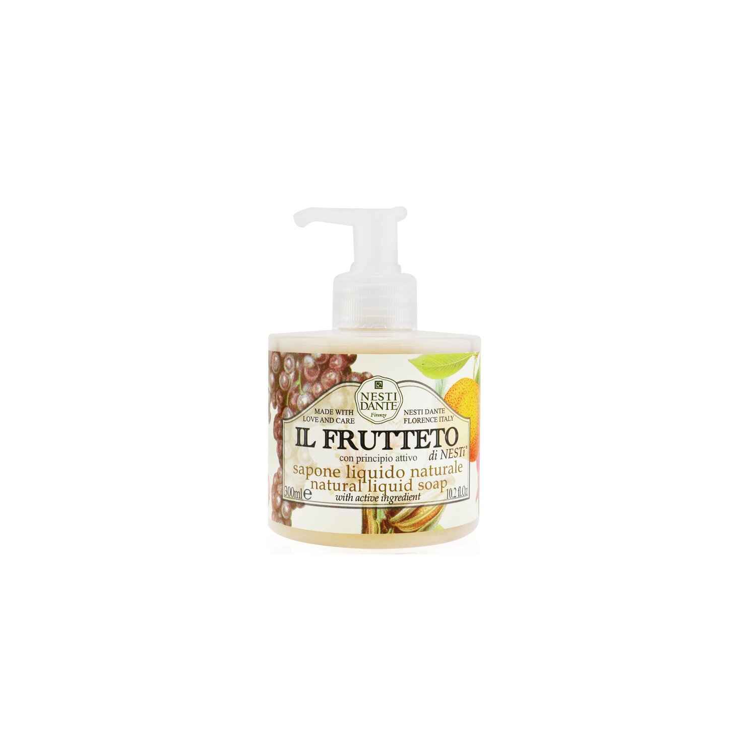 Natural Liquid Soap - Il Frutteto Liquid Soap 300ml/10.2oz