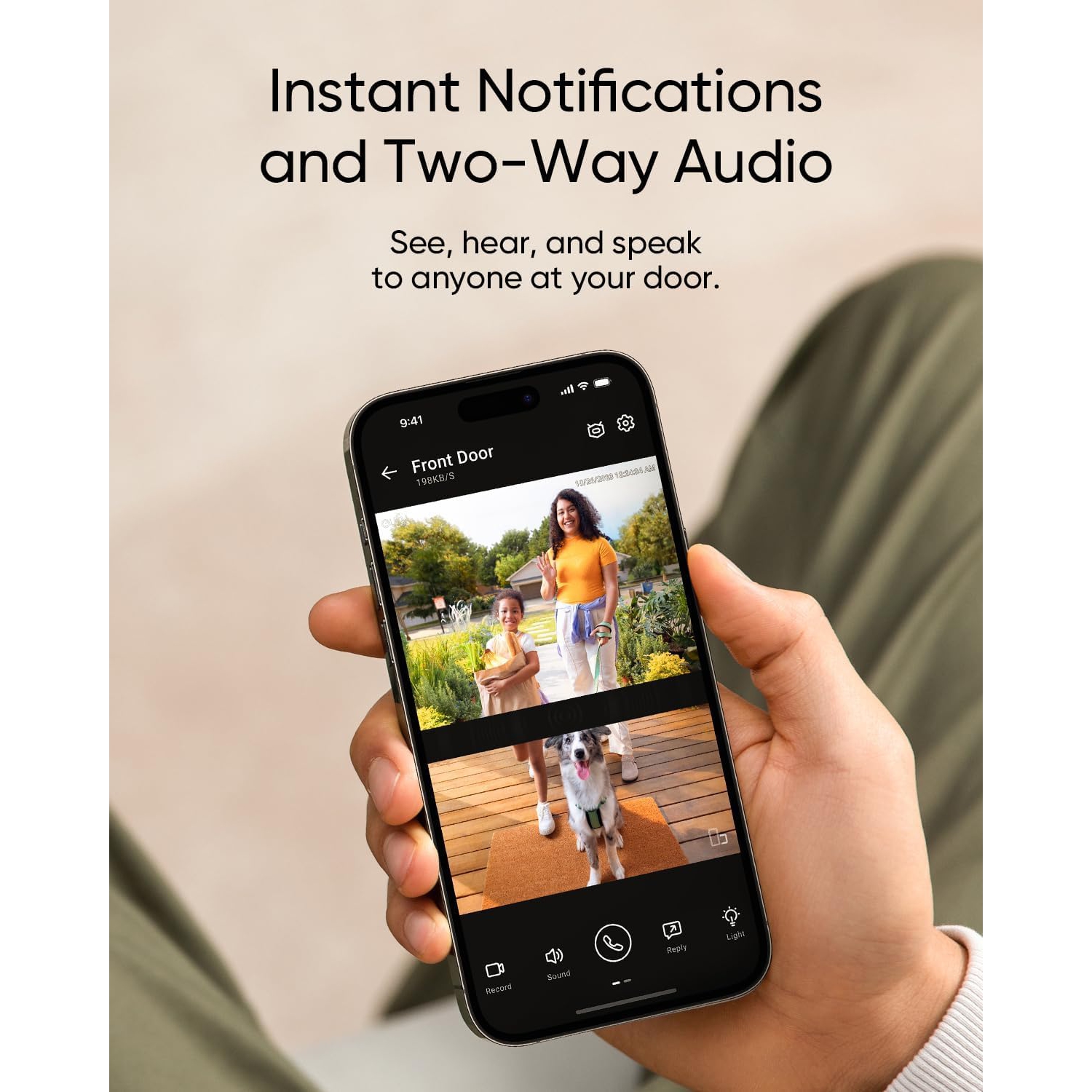 eufy Security Video Doorbell E340, Dual Cameras with Delivery Guard, 2K Full HD and Color Night Vision, HomeBase S380 Compatible, Black