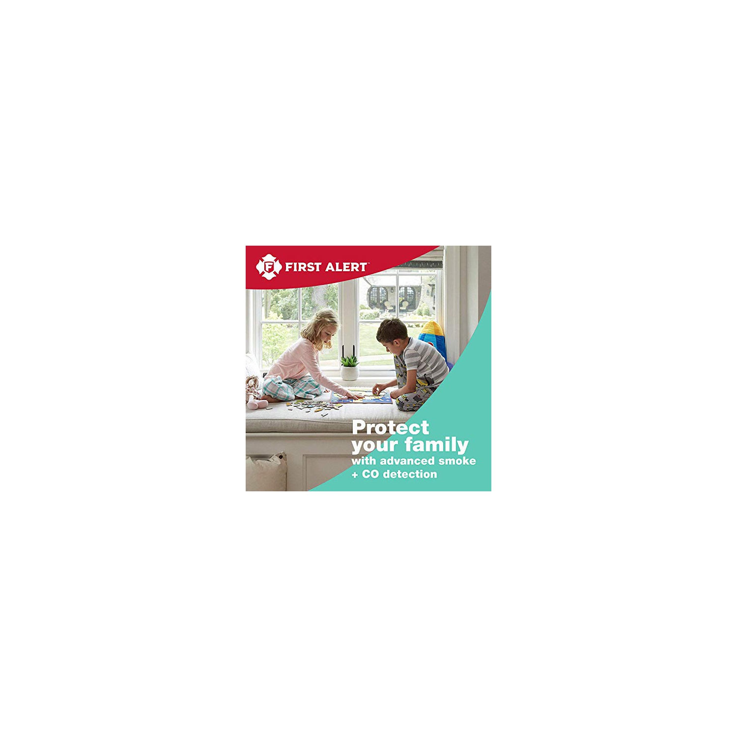 First Alert PRC710A-6 Slim Series Photoelectric Smoke & Carbon Monoxide Detector