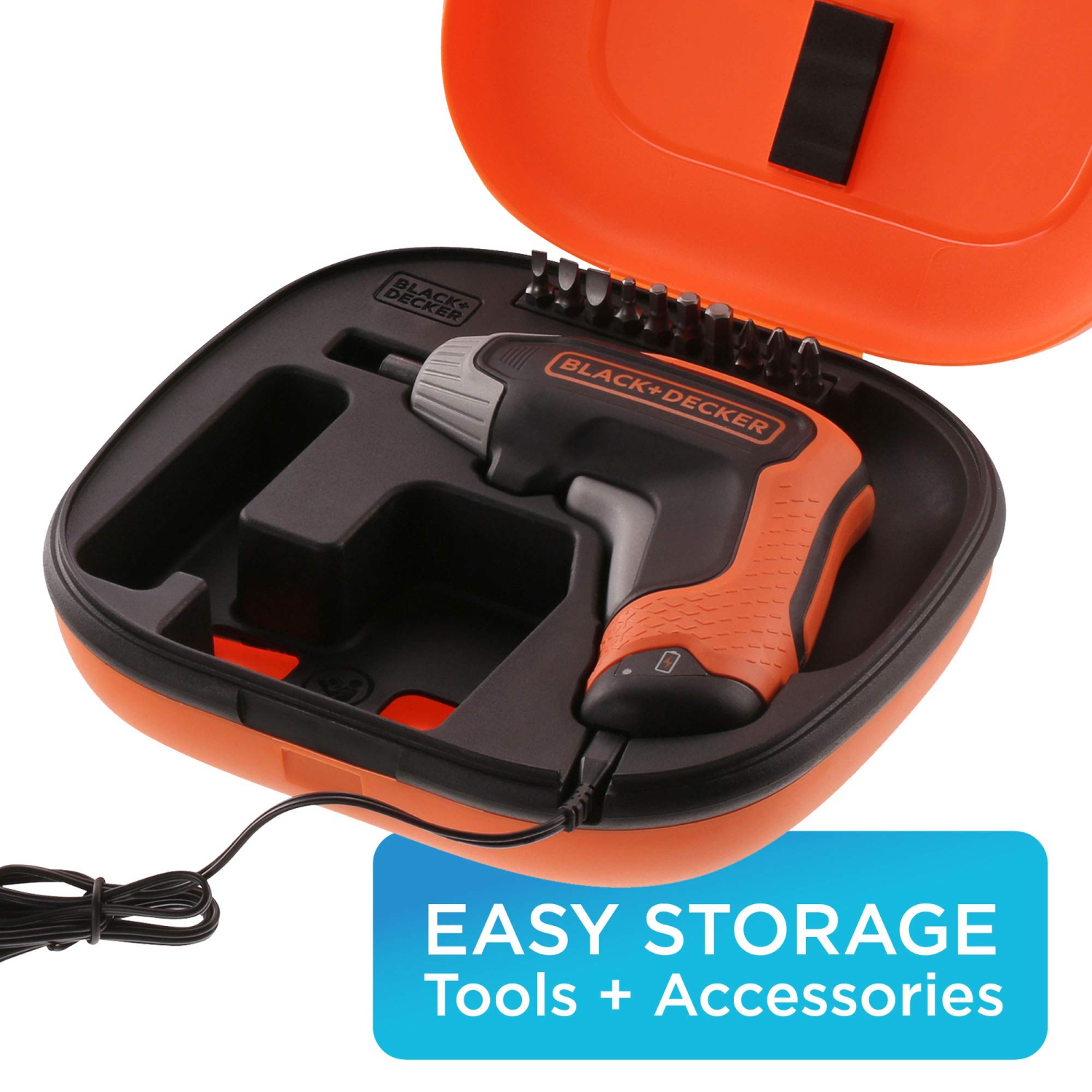 Tournevis sans fil Beyond by BLACK+DECKER 4&nbsp;V MAX*, recharge rapide, embouts assortis 1 po