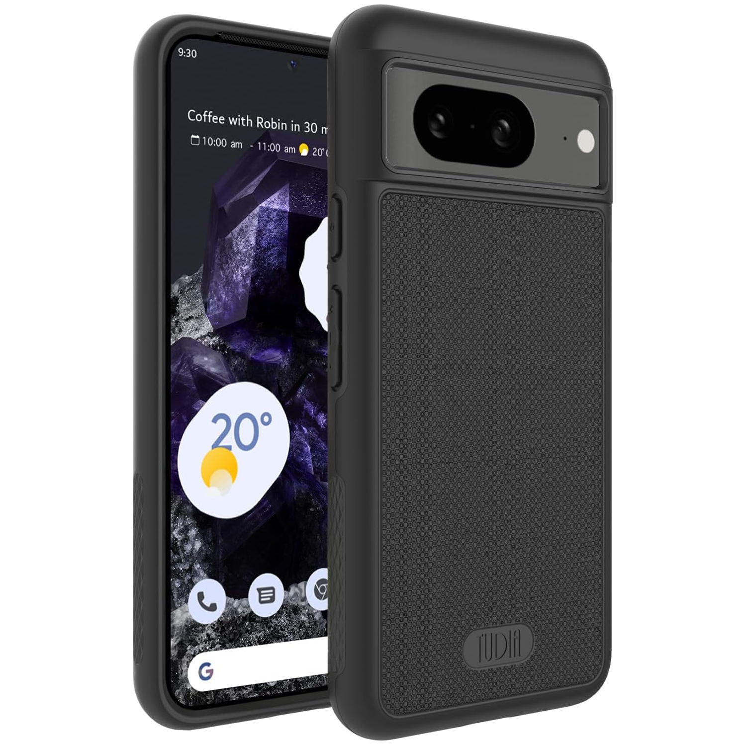 Étui MergeGrip de TUDIA pour Pixel 8 de Google de qualité militaire - Lys verts