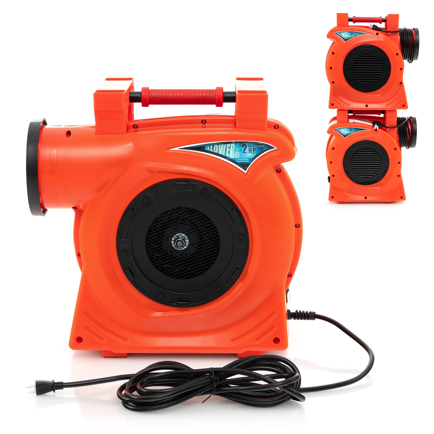 Ventilateur de maison gonflable commercial rebondissante de 2&nbsp;HP/1500&nbsp;W de Costway pour glissade d'eau