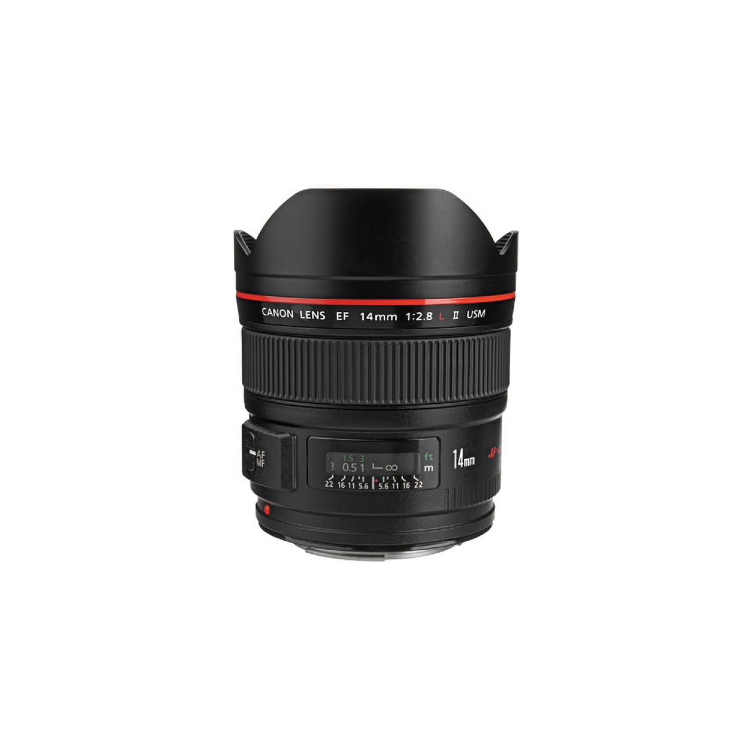 Objectif EF 14&nbsp;mm f/2,8&nbsp;L II USM 2045B002 de Canon - Ensemble pochette d'objectif essentiel