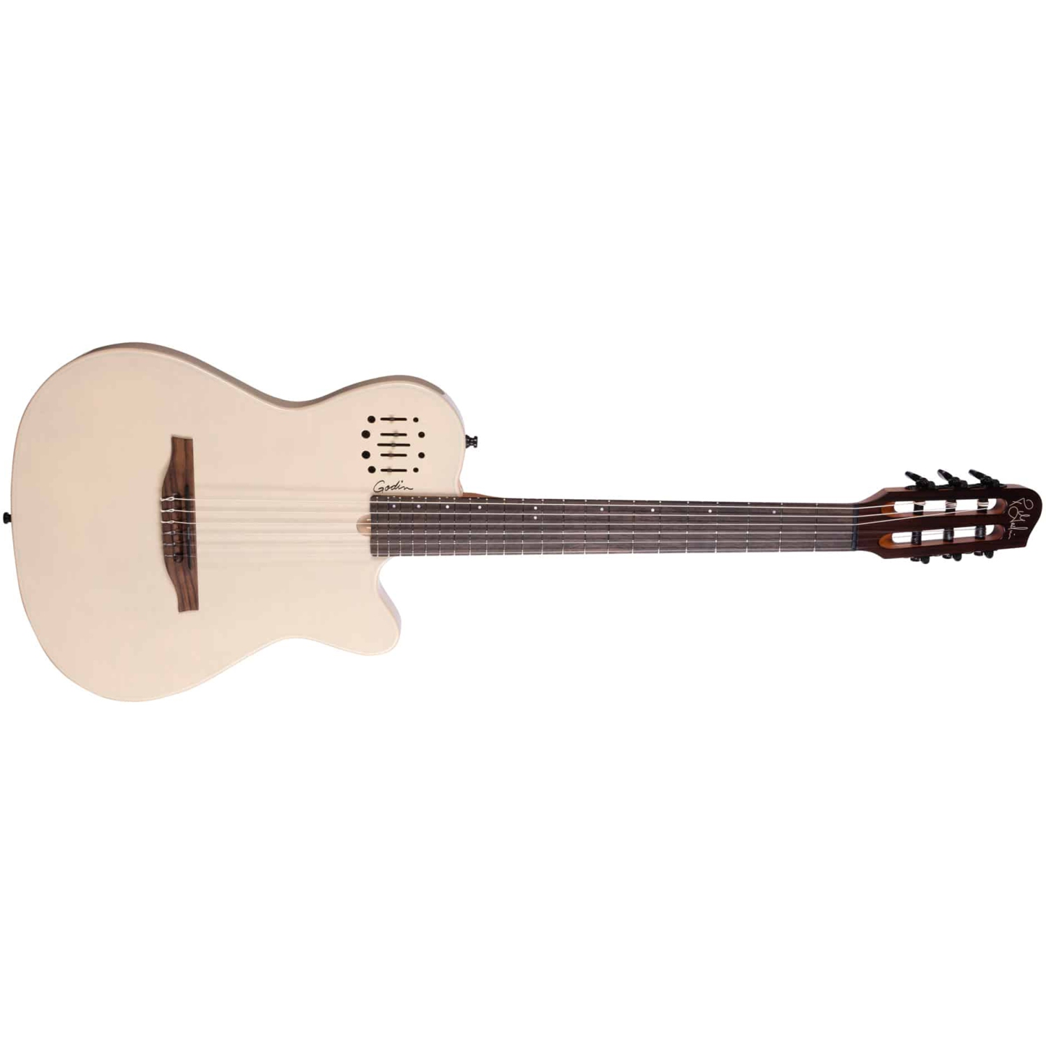 Guitare classique-électrique Multiac Mundial de Godin - Crème