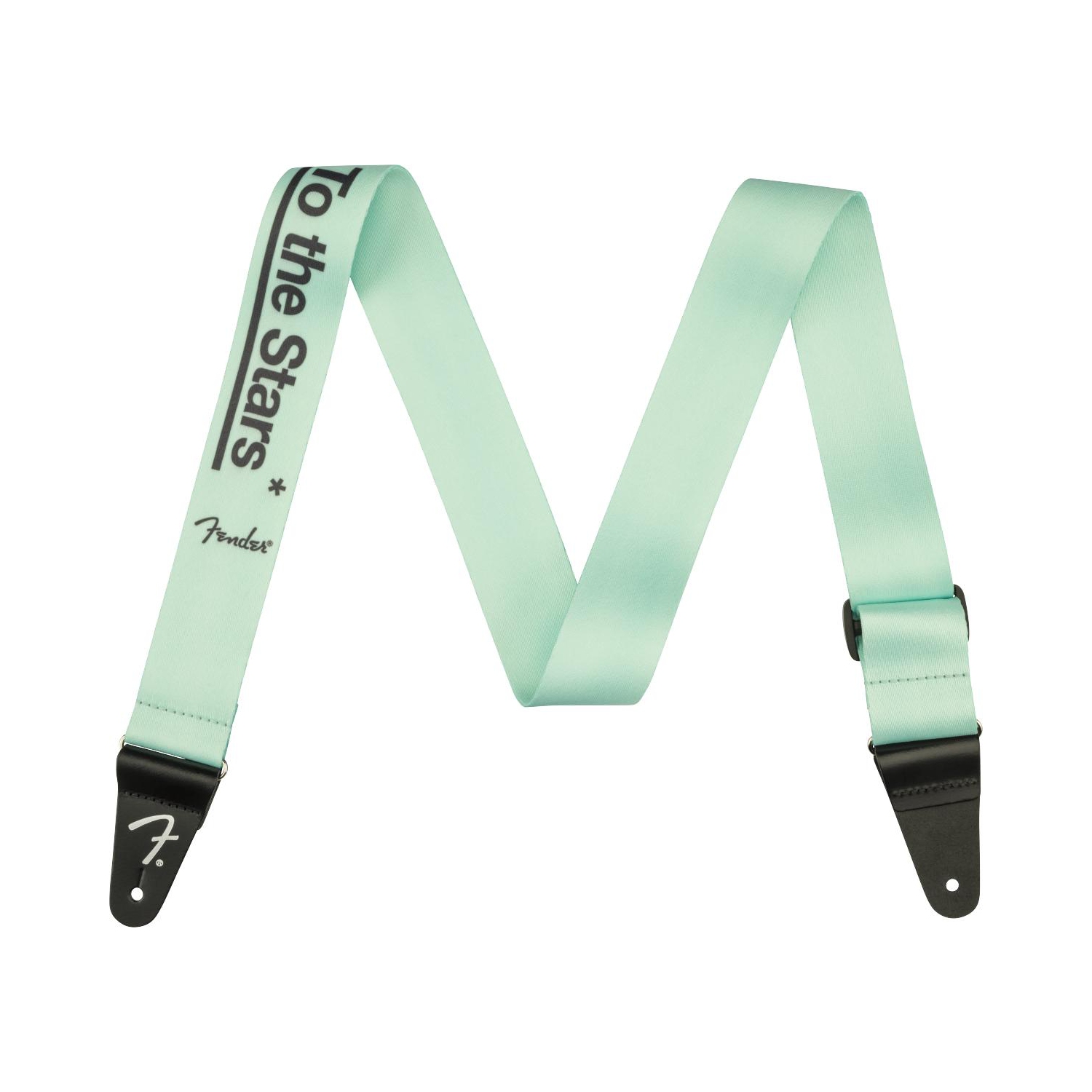 Bretelle de guitare Tom Delonge to the Stars de Fender - Vert surf