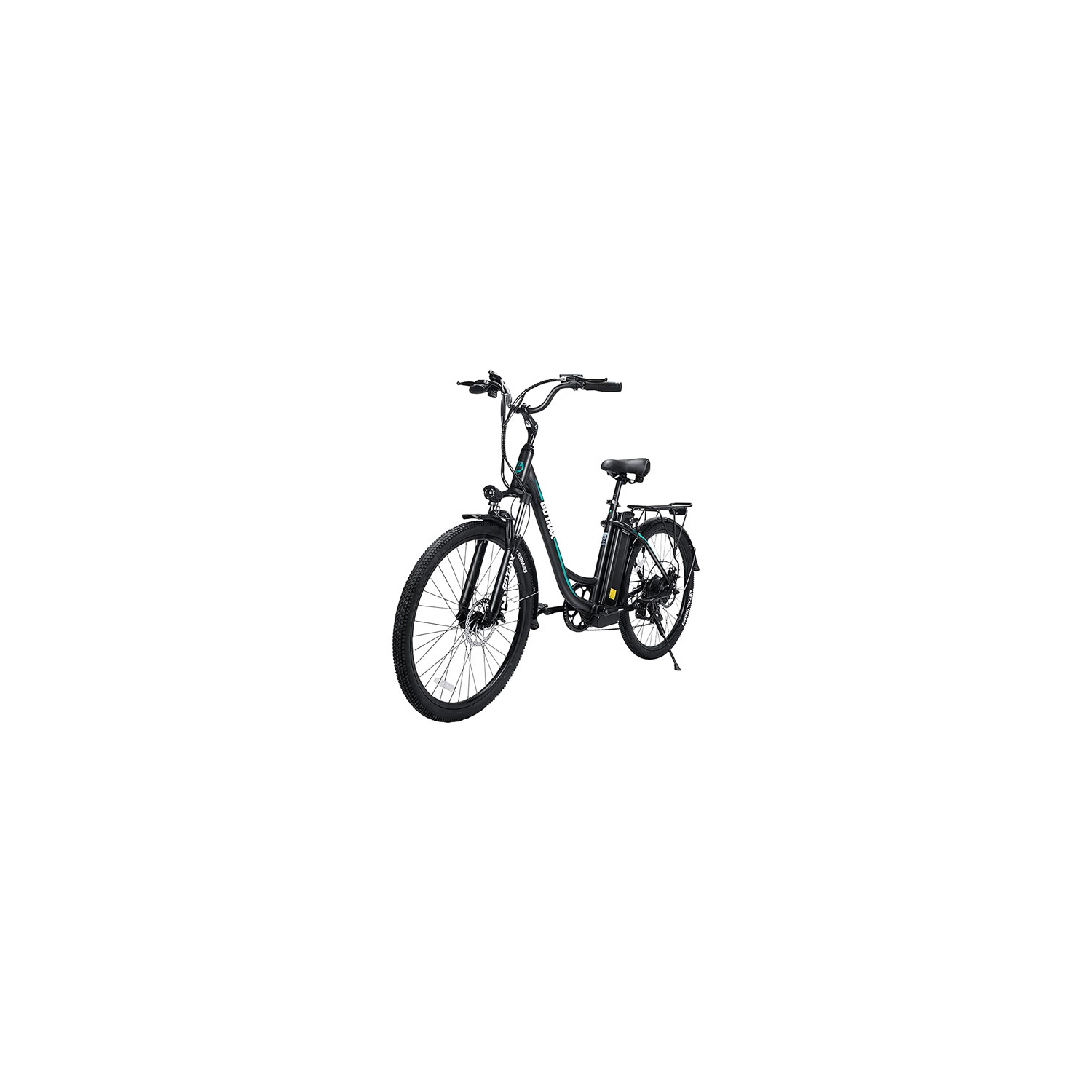 GOTRAX EBE6 480W Electric City Bike with up to 48km Battery Range - Black