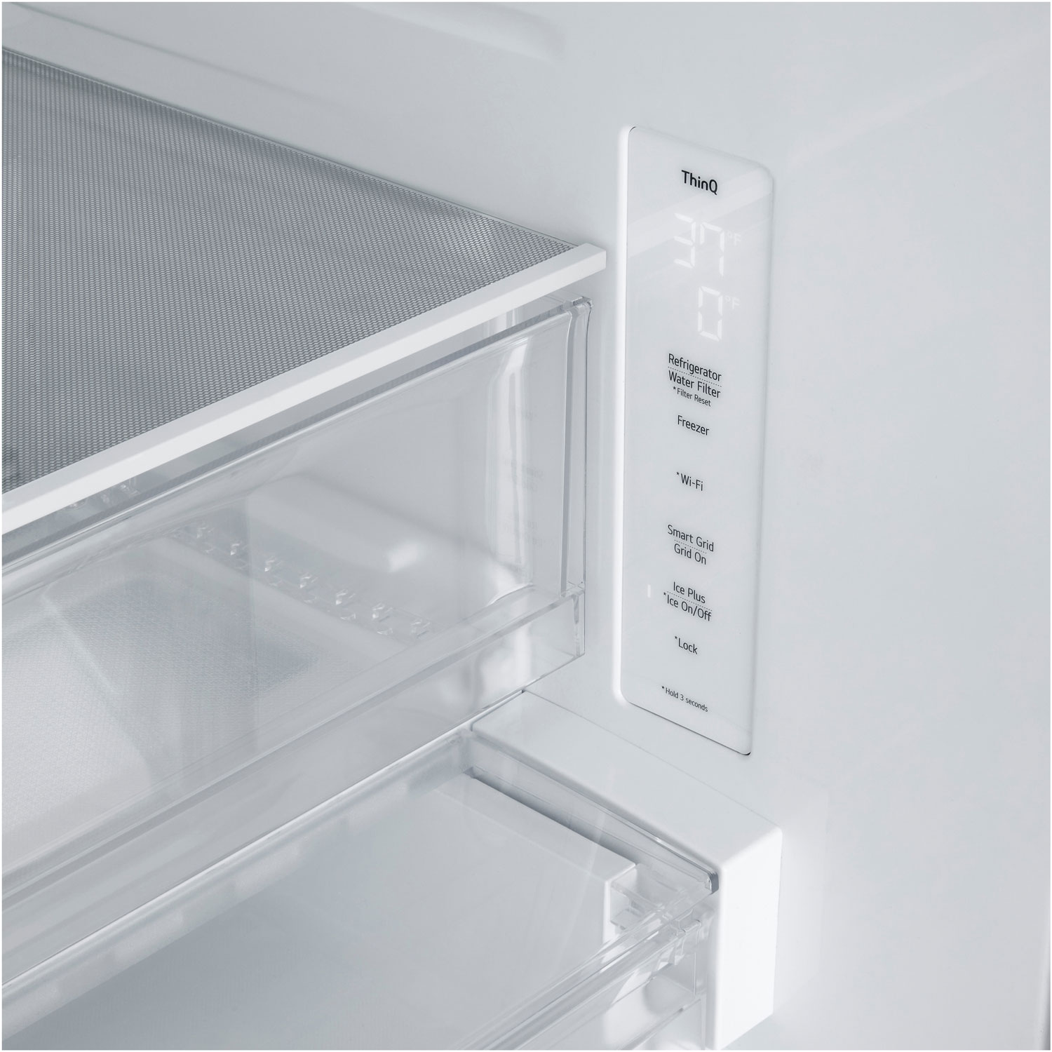 LG 33" 25.1 Cu. Ft. 3-door French Door Refrigerator with Automatic Ice Maker - Stainless Steel