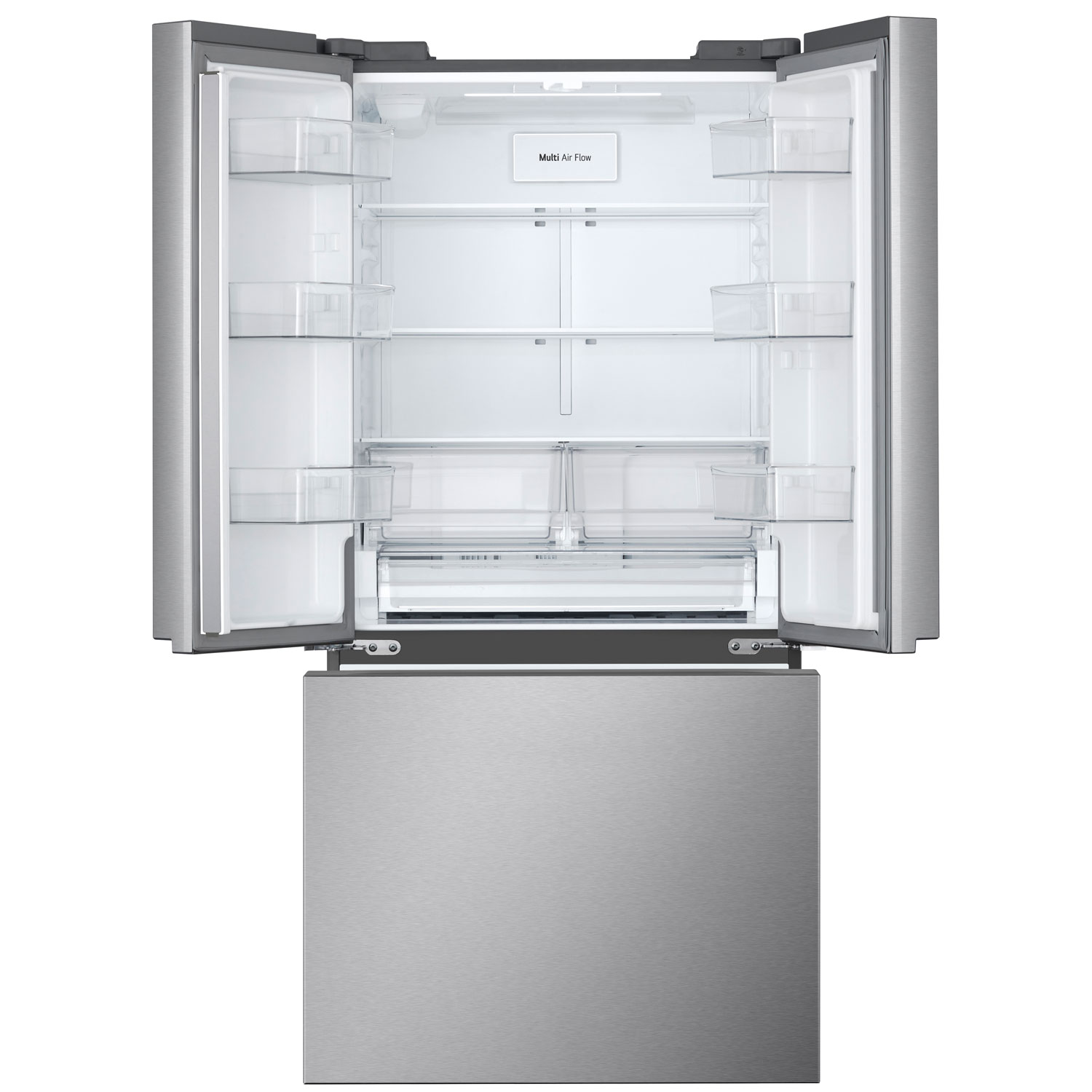 LG 33" 25.1 Cu. Ft. 3-door French Door Refrigerator with Automatic Ice Maker - Stainless Steel