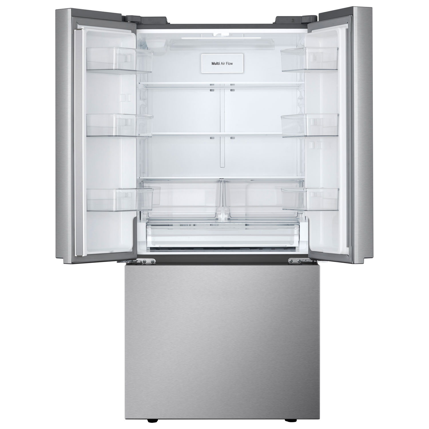 LG 33" 25.1 Cu. Ft. 3-door French Door Refrigerator with Automatic Ice Maker - Stainless Steel
