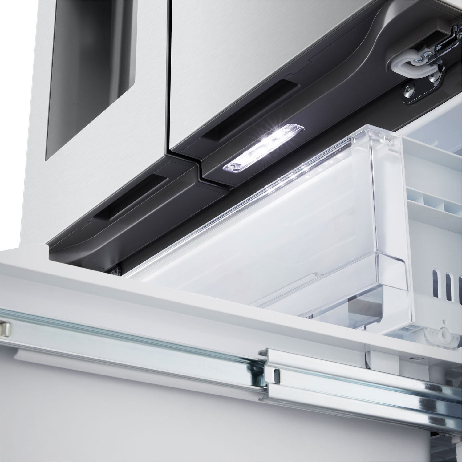 LG 33" 24.5 Cu. Ft. 3-door French Door Refrigerator with Water & Ice Dispenser - Stainless Steel