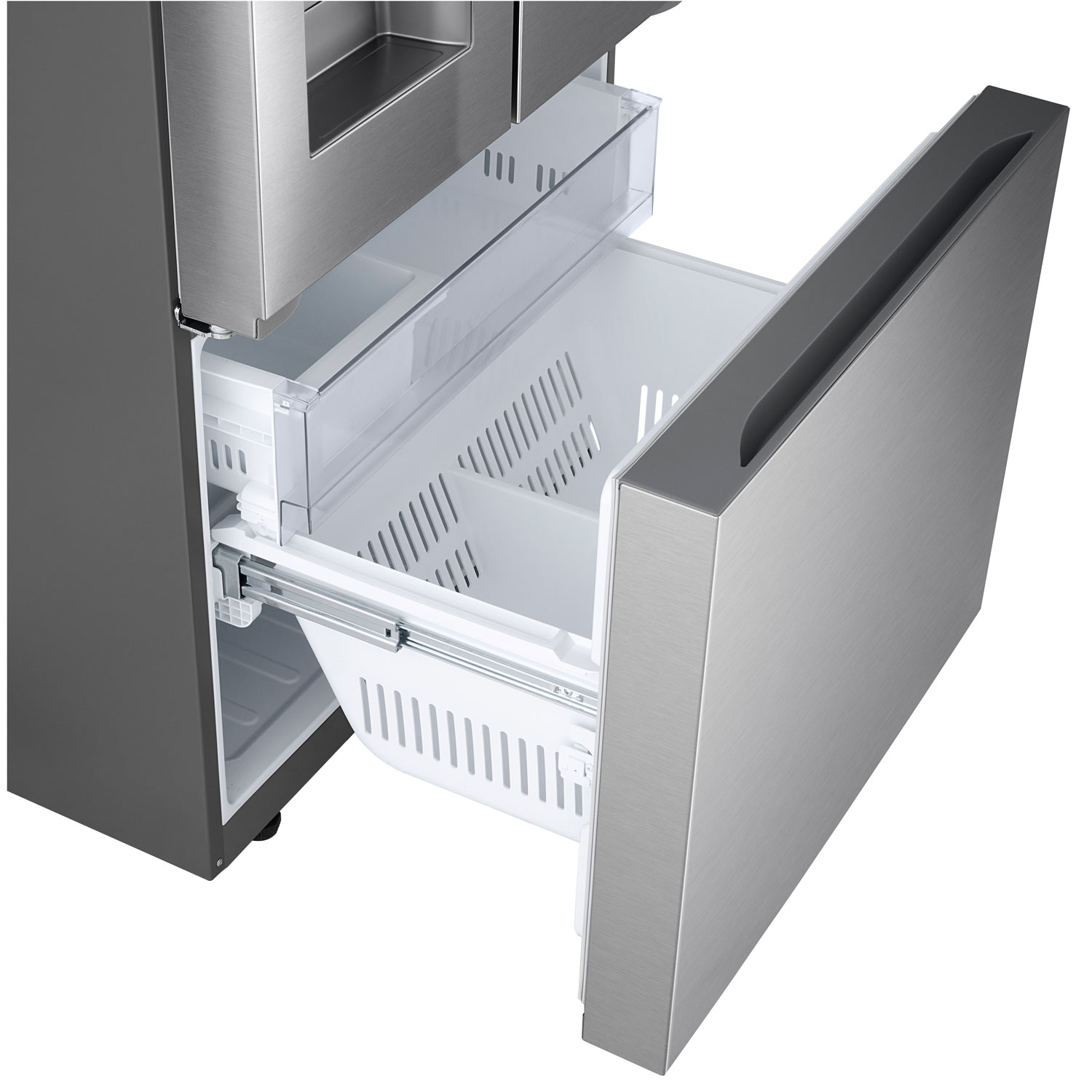 LG 33" 24.5 Cu. Ft. 3-door French Door Refrigerator with Water & Ice Dispenser - Stainless Steel