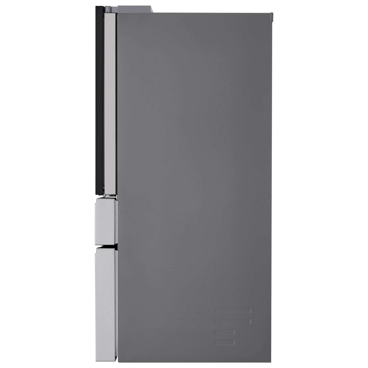 LG 36" 28.6 Cu. Ft. InstaView Standard-Depth MAX French Door Refrigerator with MyColor - Stainless