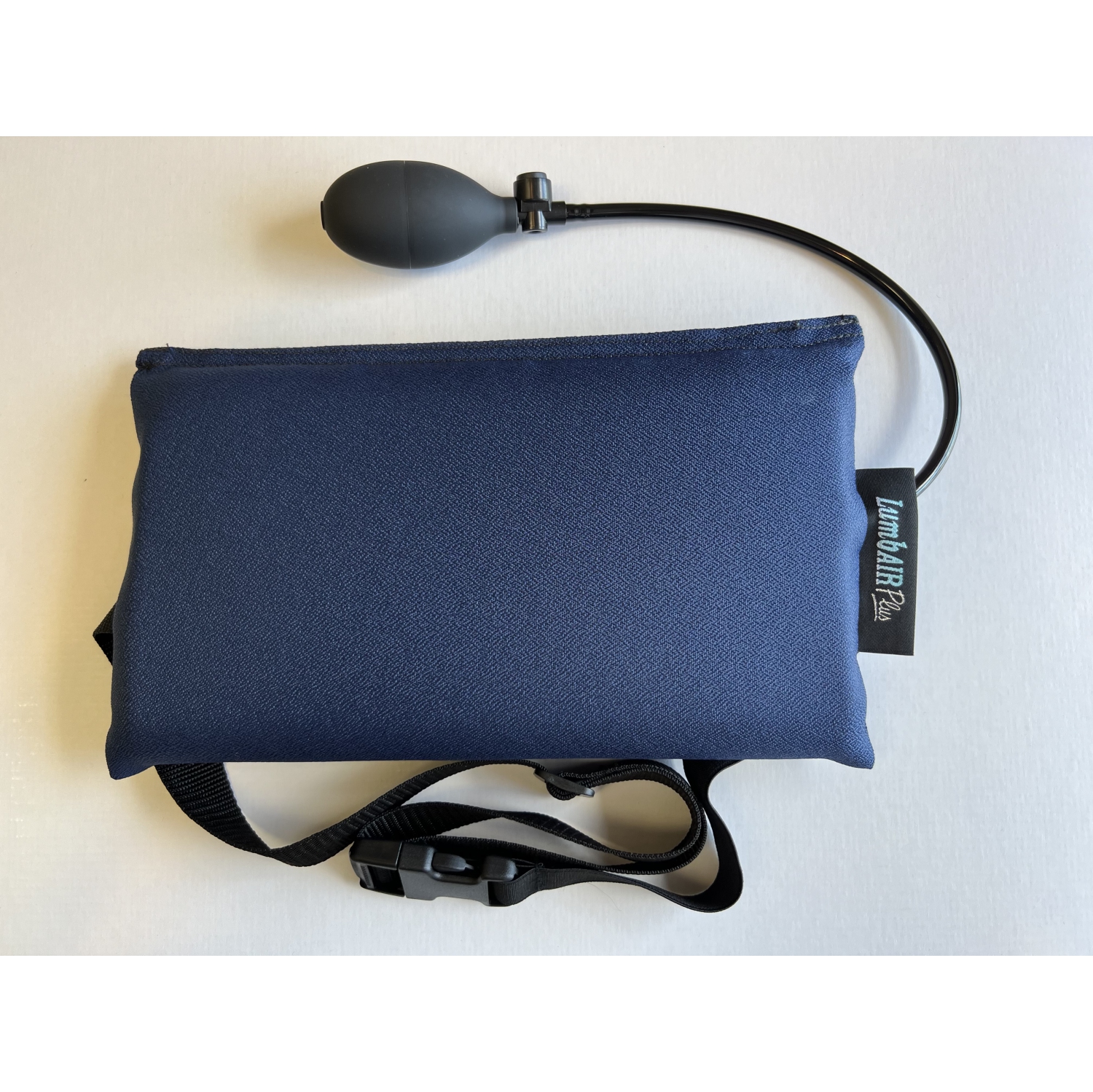 LumbAIR Plus Portable Backrest, Inflatable Lumbar Support Cushion with Adjustable Internal Air System, One Size Ergonomic for Office, Home, Car,