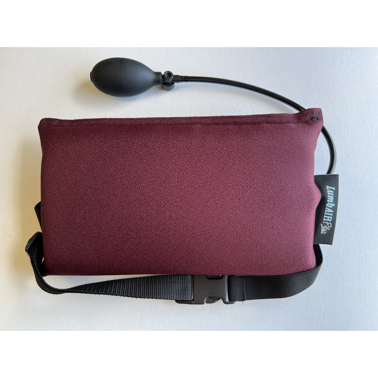 LumbAIR Plus Portable Backrest, Inflatable Lumbar Support Cushion with Adjustable Internal Air System, One Size Ergonomic for Office, Home, Car,