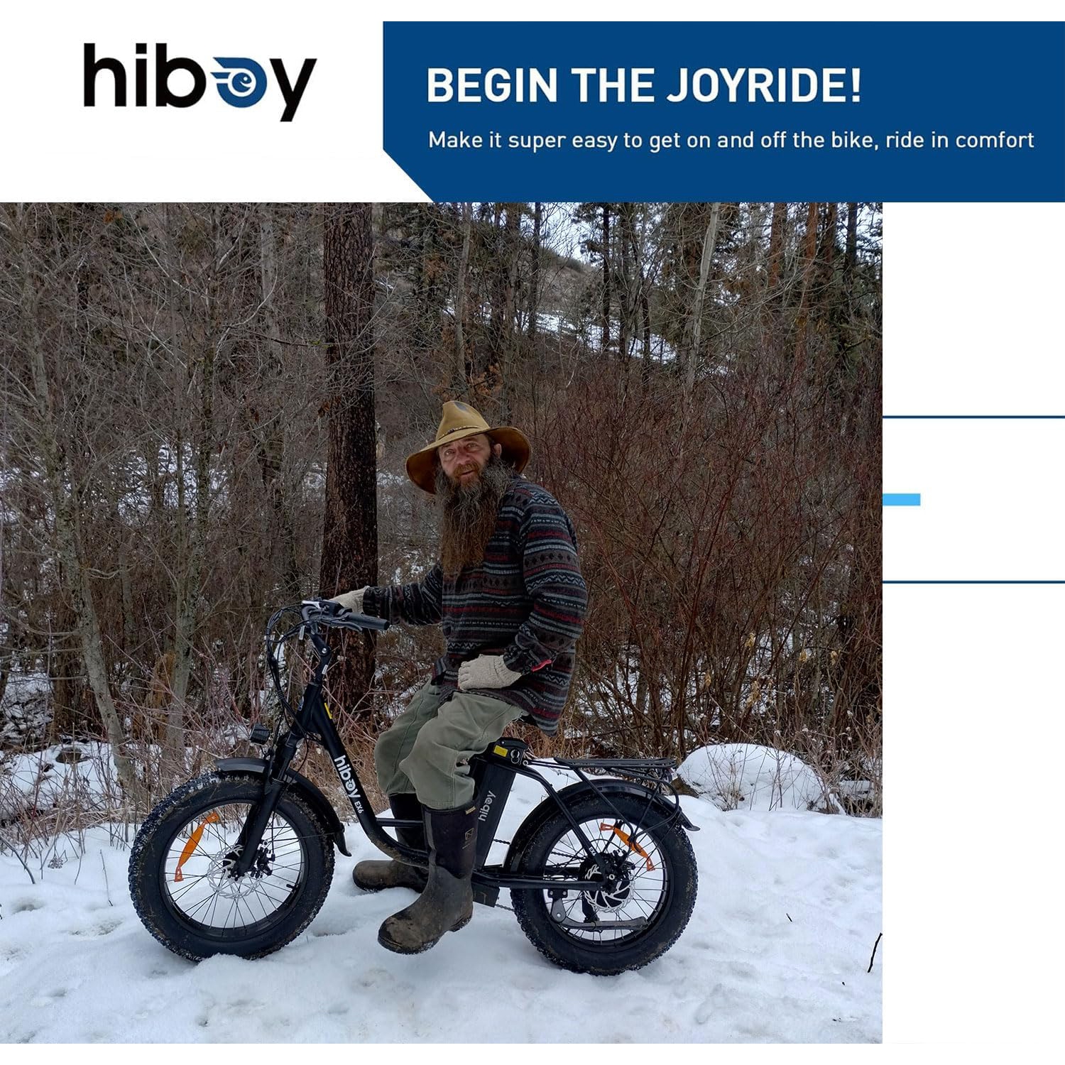 Hiboy EX6 Electric Bicycle for Adults, 500W Motor/ 48V 15Ah Removable Battery/ Top Speed 30 km/h, 20" *4.0 Fat Tire E-Bike, Shimano 7 Speed with