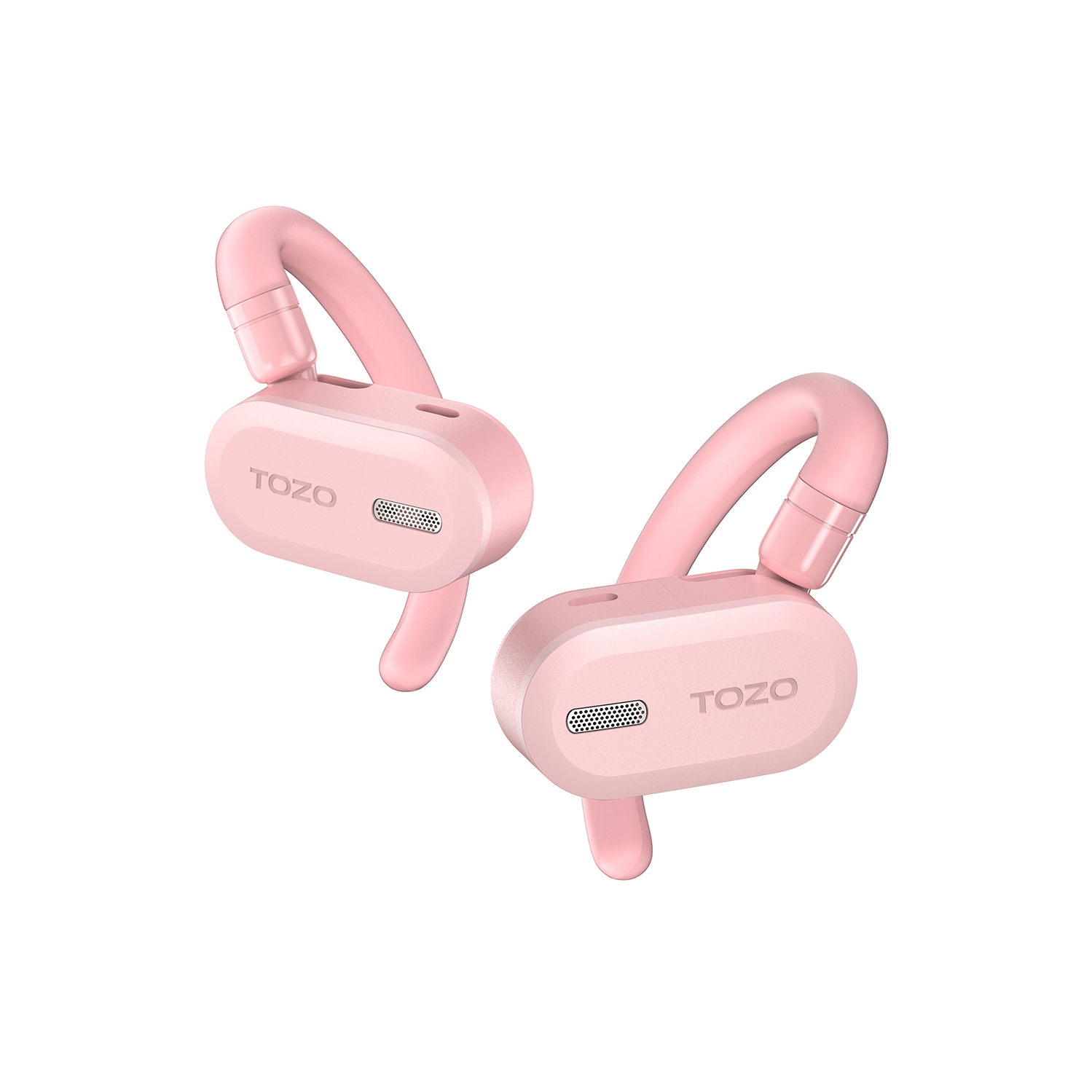 Écouteurs boutons sans fil autonomes OpenBuds de TOZO avec ajustement multi-angle Bluetooth 5,3 et conception à deux axes pour des appels