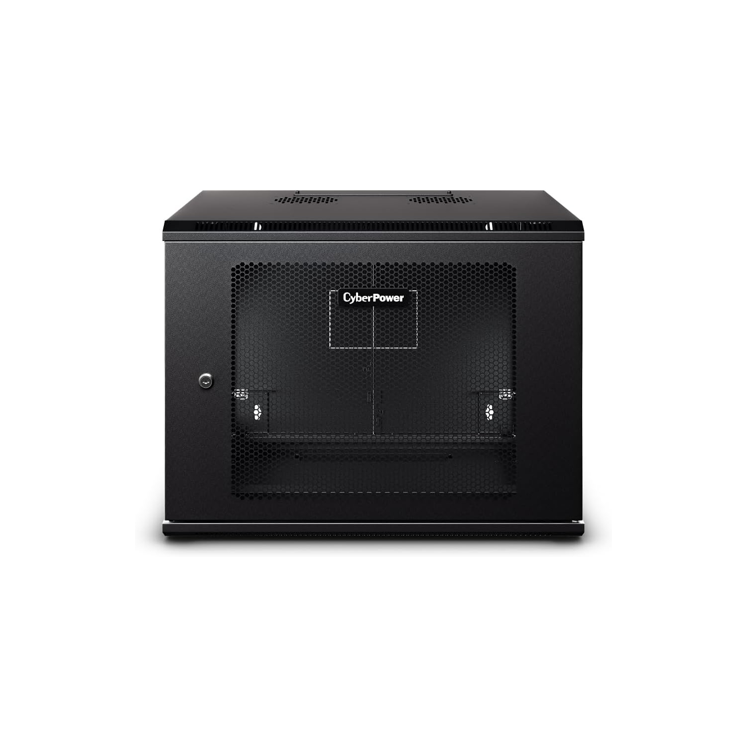 CyberPower Carbon CR9U61003 9U Wall Mount Rack Enclosure, Black