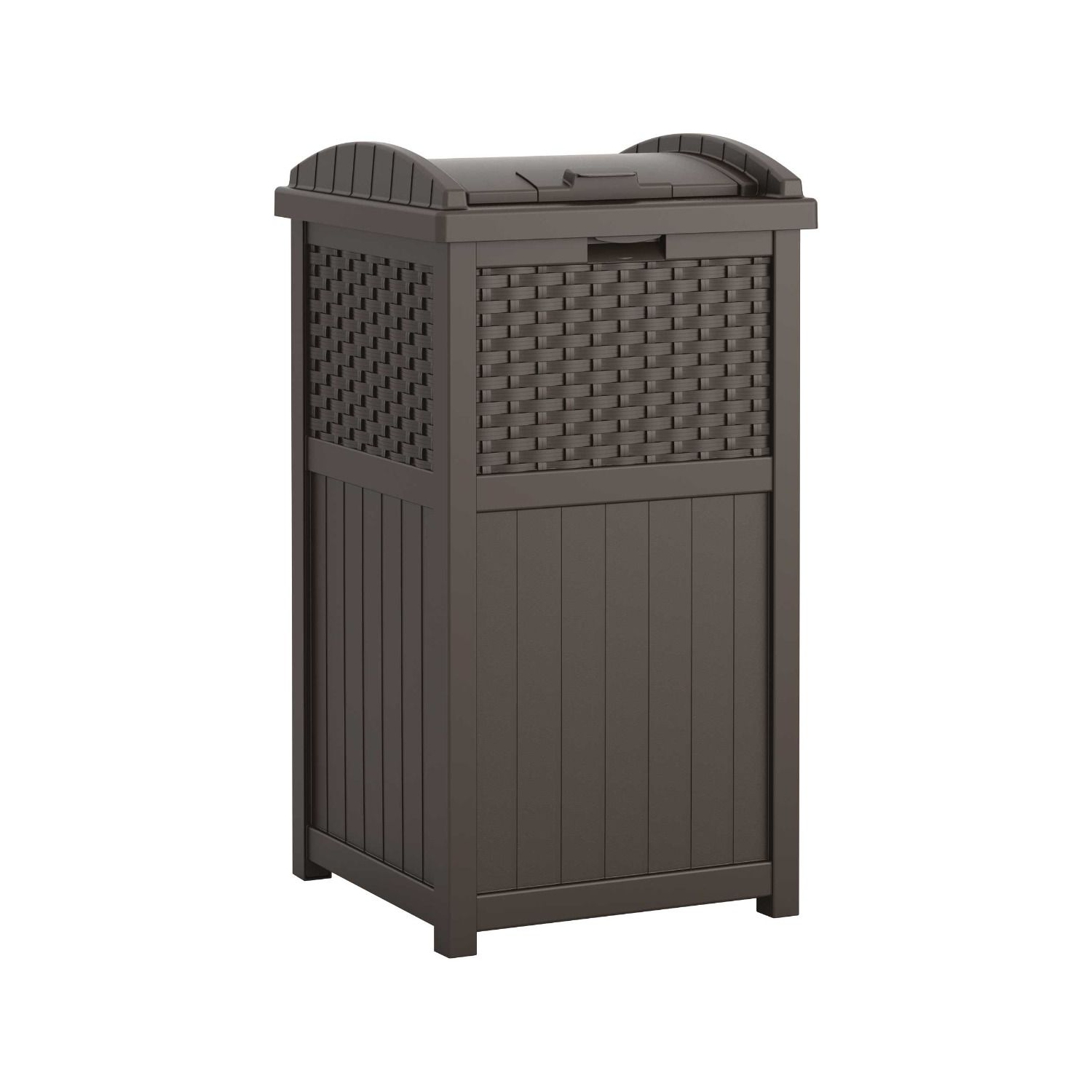 Suncast - Wicker Trash Hideaway® - Java