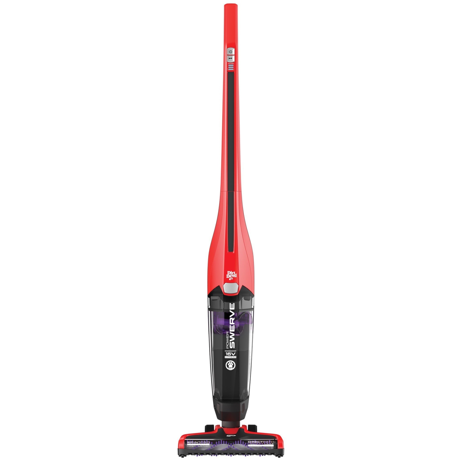Dirt Devil Power Swerve Pet, Lightweight Cordless Stick Upright Vacuum Cleaner, for Carpet and Hard Floors, BD22052V, ..