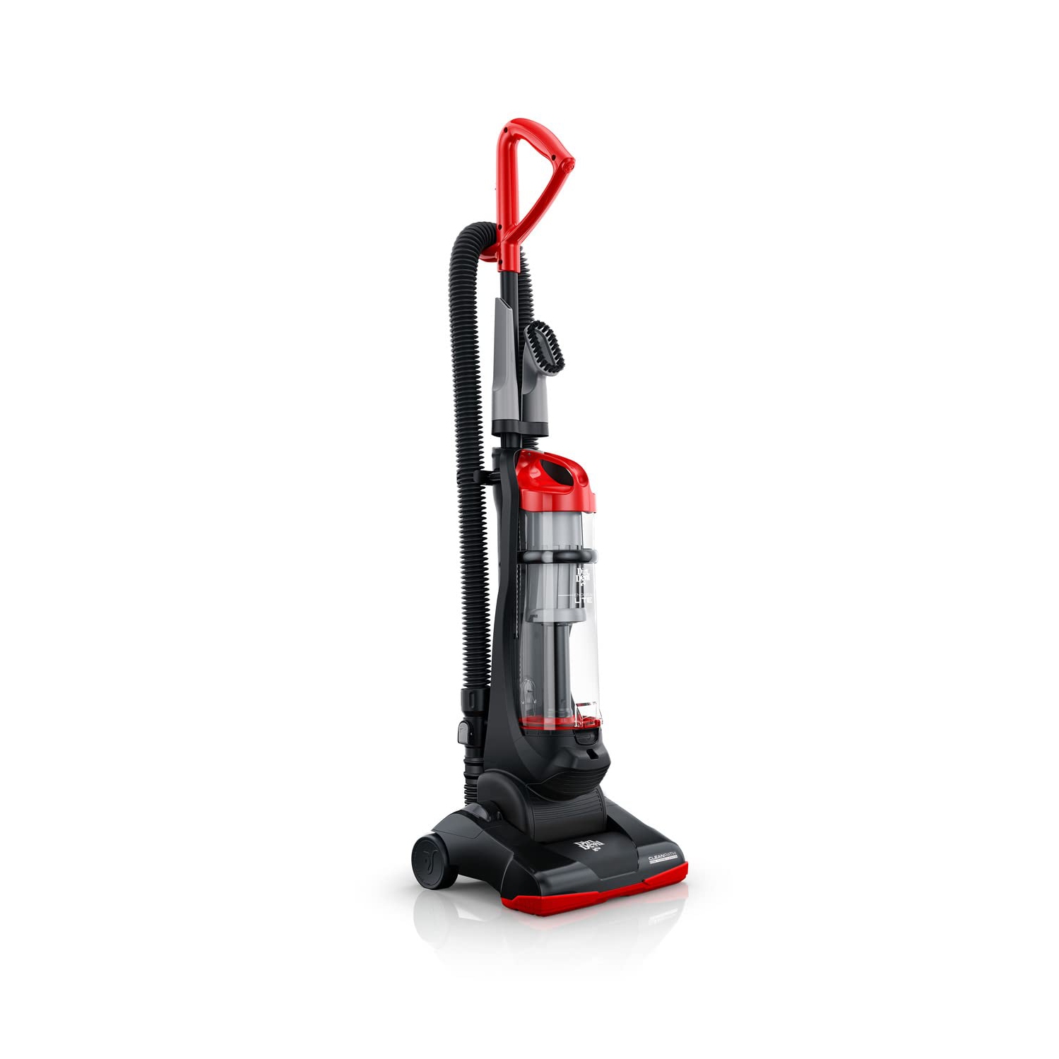 Dirt Devil Endura Lite Bagless Vacuum Cleaner, Small Upright for Carpet and Hard Floor, Lightweight, UD20121, Red