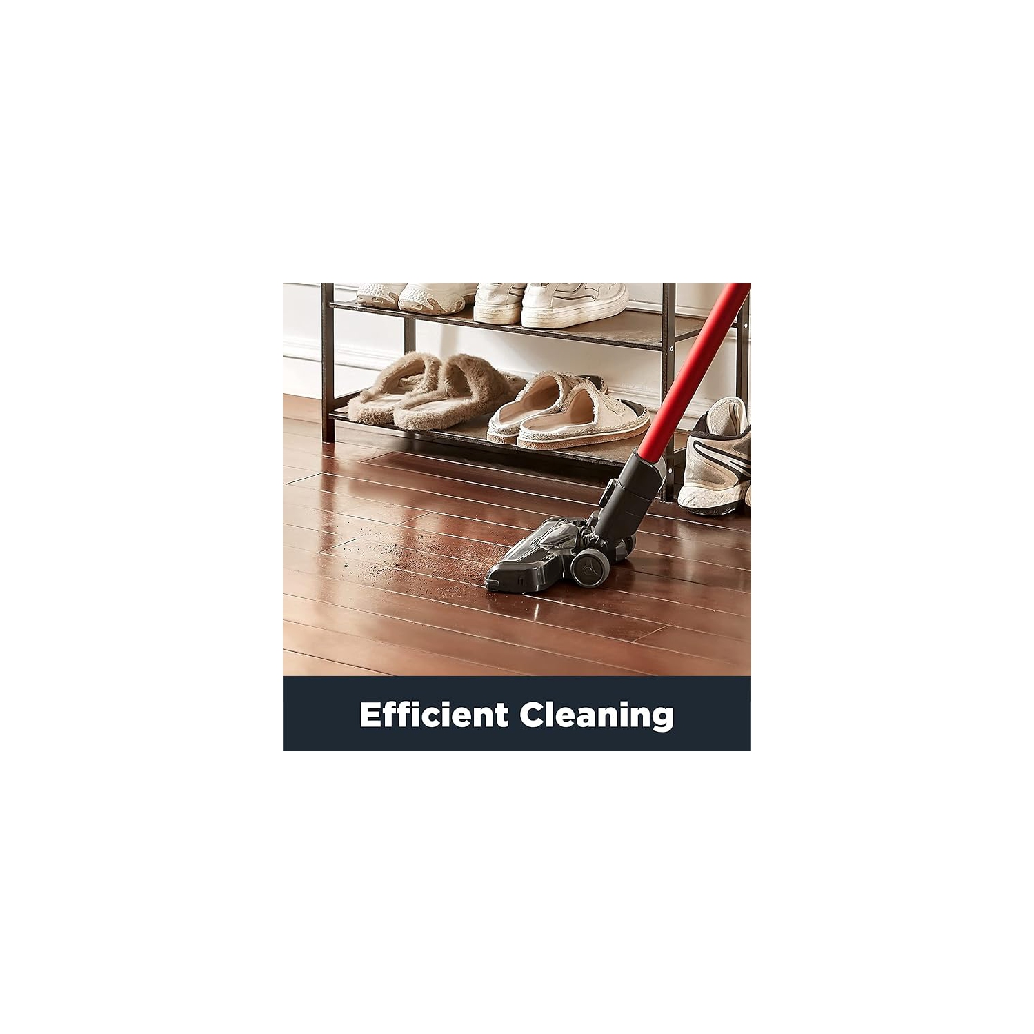 EUREKA – NEC100C lumières à DEL légères pour aspirateur sans fil, aspirateur-balai et aspirateur portatif, de base, rouge, noir