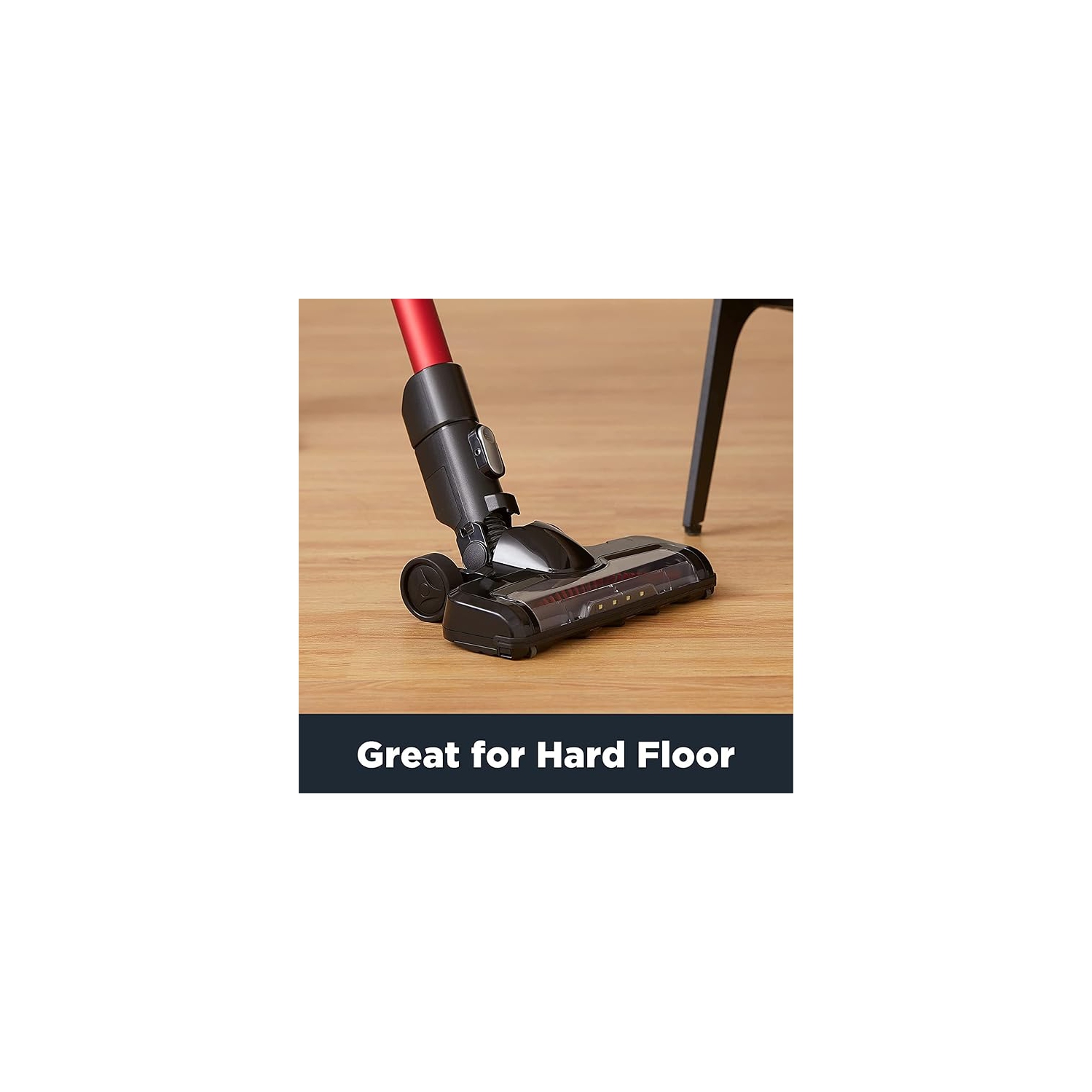 EUREKA – NEC100C lumières à DEL légères pour aspirateur sans fil, aspirateur-balai et aspirateur portatif, de base, rouge, noir