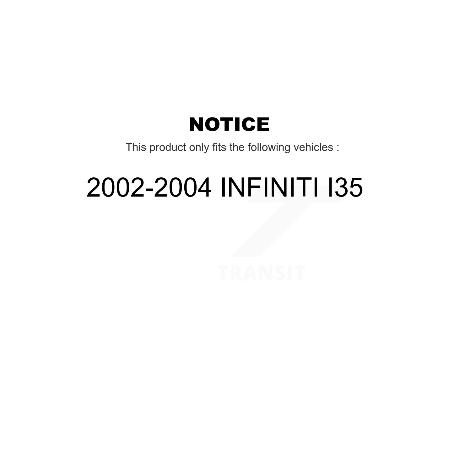 Plaquettes de frein avant arrière en céramique pour INFINITI I35 KNF-101735 2002-2004