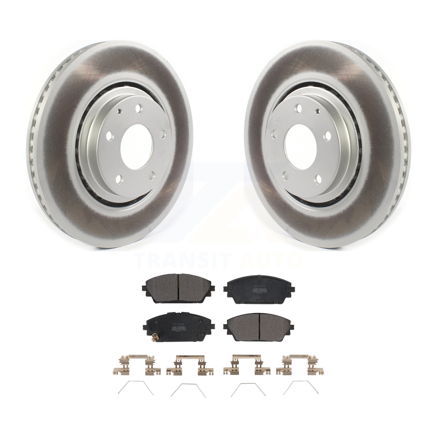 Front Coat Brake Rotors Semi-Metallic Pad Kit For Mazda 3 Vehicles Manufactured In Mexico KGF-102923