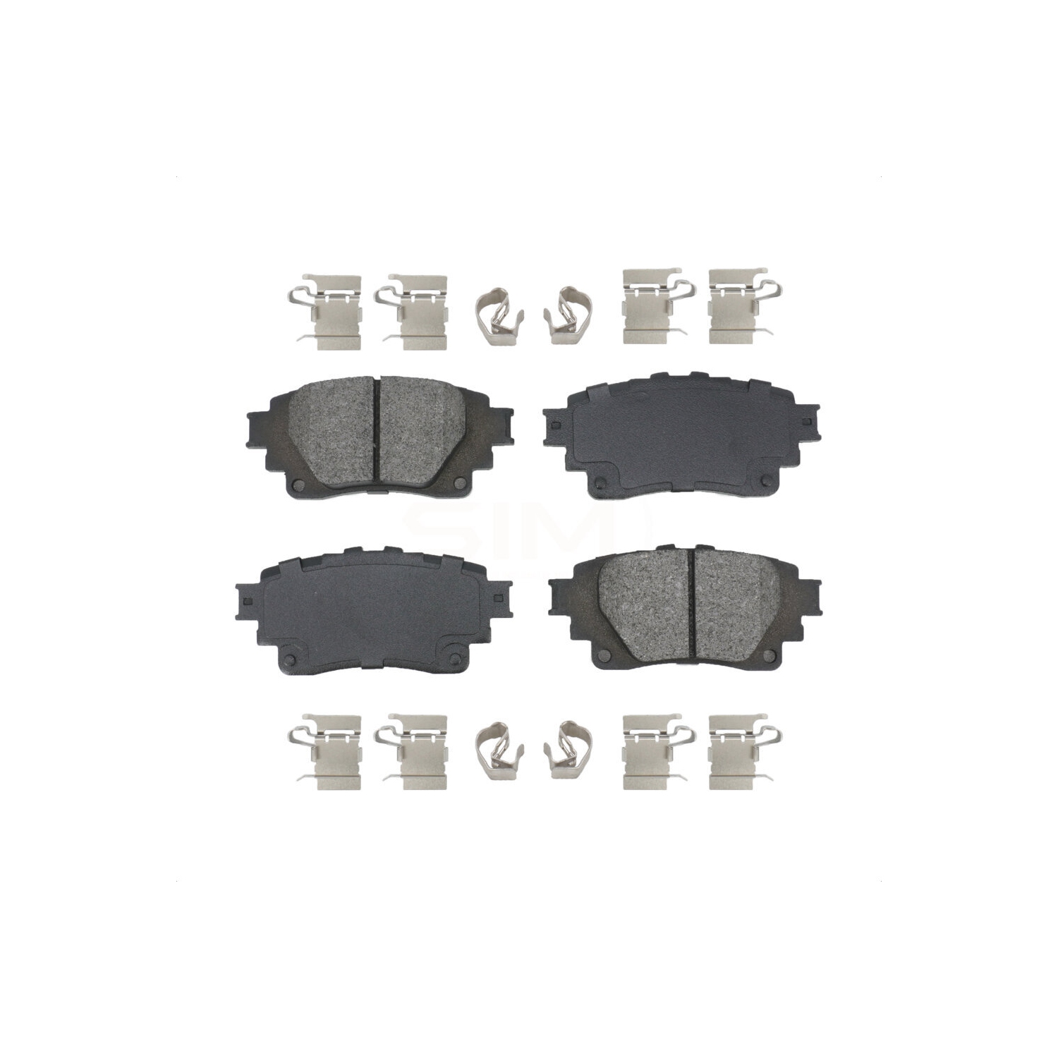 Plaquettes de frein arrière semi-métalliques SIM-2183 pour Toyota Corolla