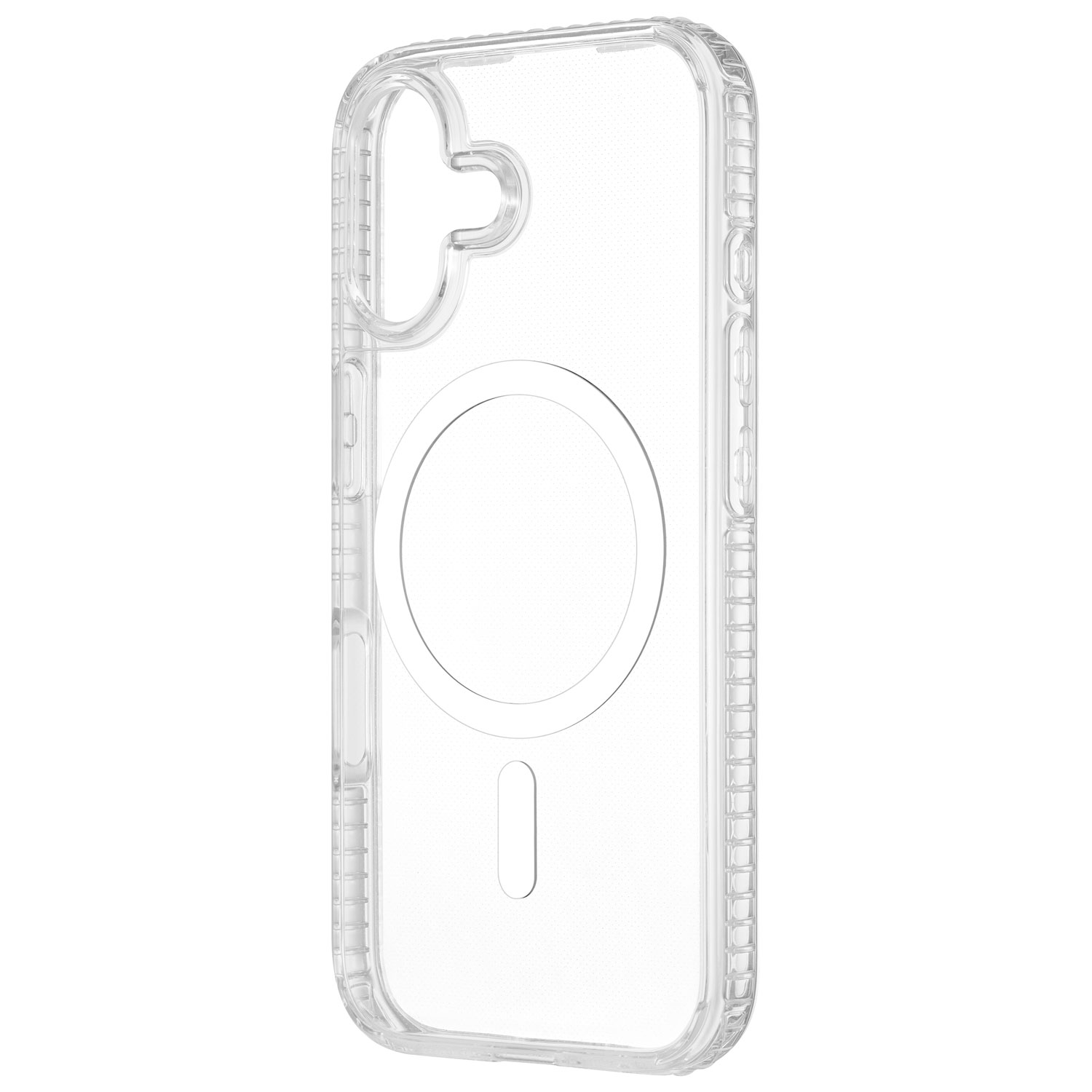 Étui rigide ajusté d'Insignia pour iPhone 16 - Transparent - Exclusivité de Best Buy