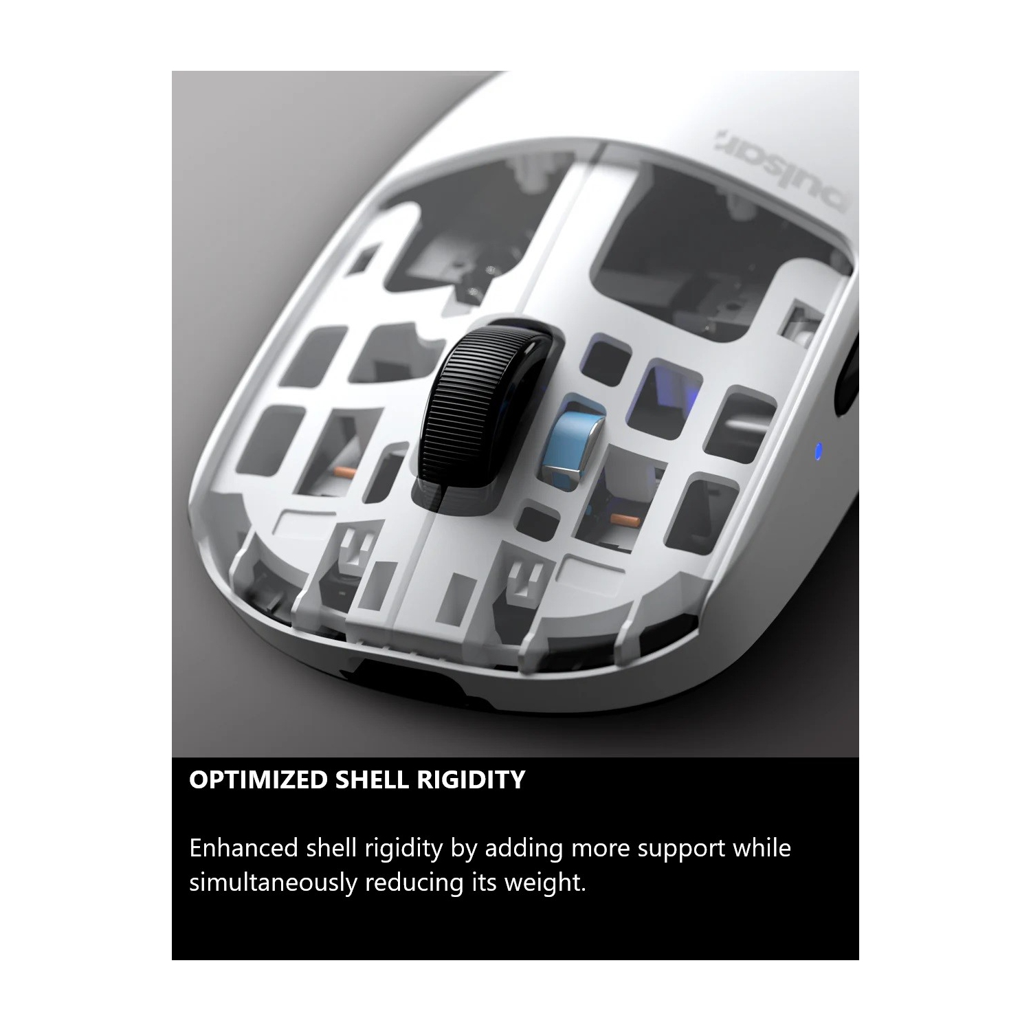 Pulsar Gaming Gears X2A Black Buttons Wireless Ultralight, Ambidextrous, High Performance, Ergonomic Design, 2.4Ghz 1ms Polling Rate PAW3395 26K DPI