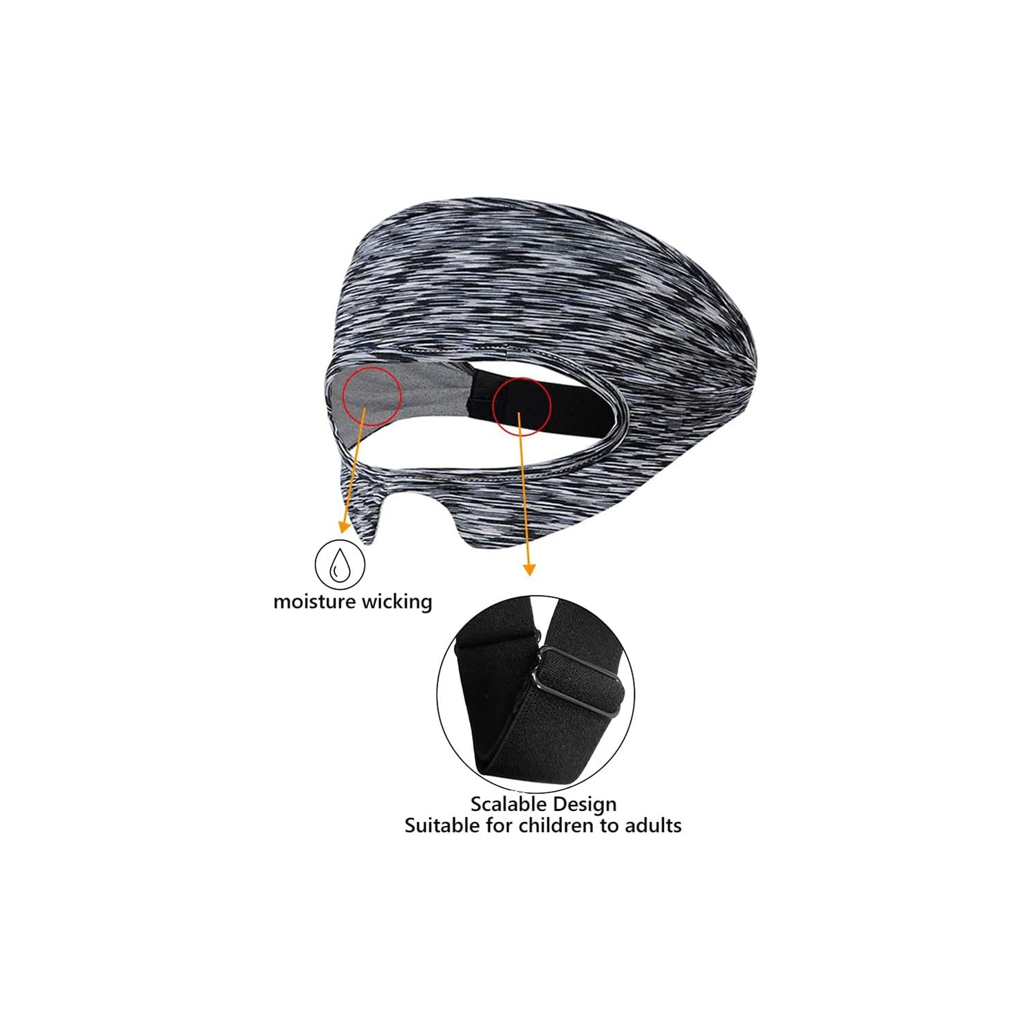 Étui protecteur en silicone 7-en-1 de Navor pour accessoires de réalité virtuelle Meta Quest 3 coque, yeux, visage, bouton de prise et