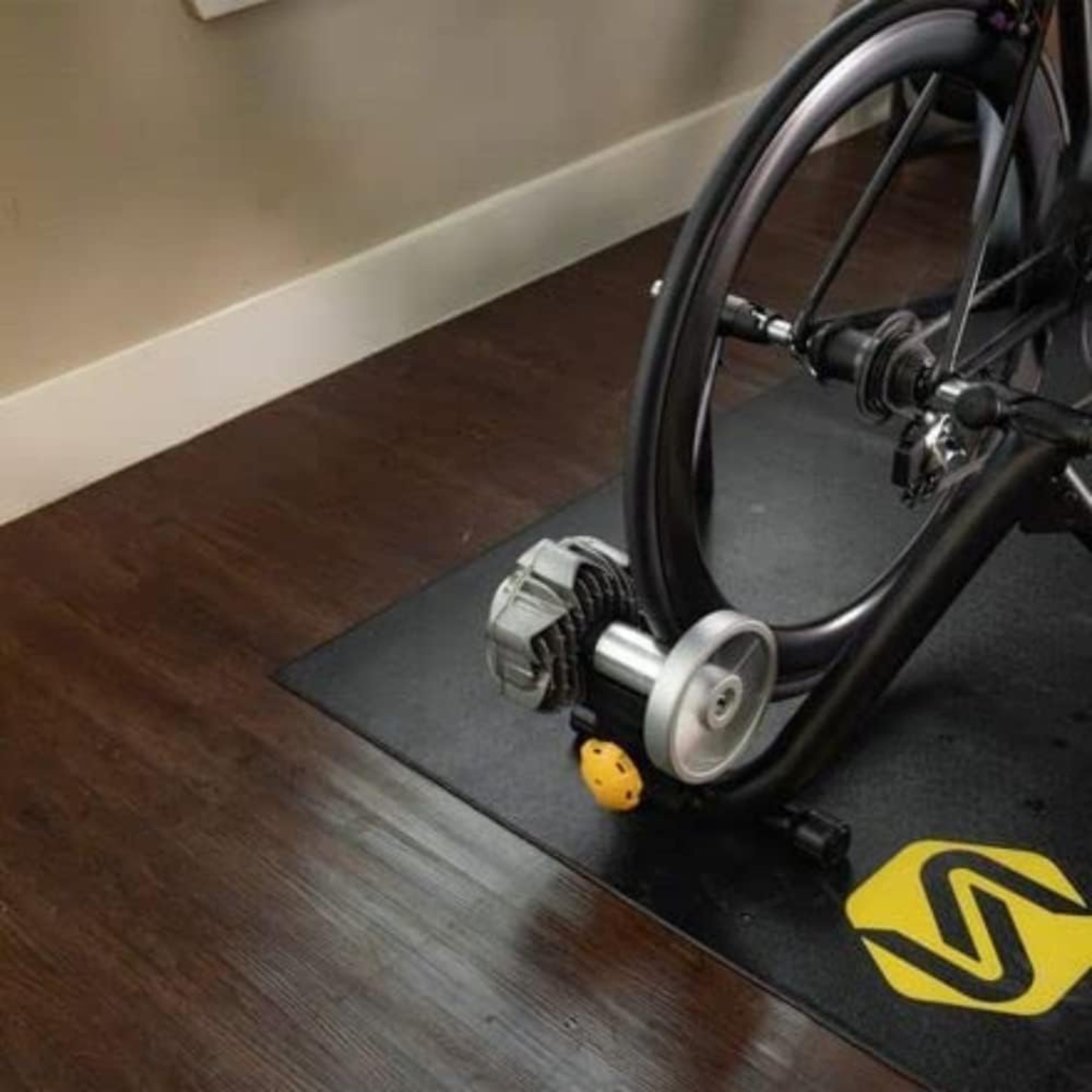 Saris – Tapis protecteur pour vélo, 65 x 36 po, un seul tapis protecteur pour vélo, noir